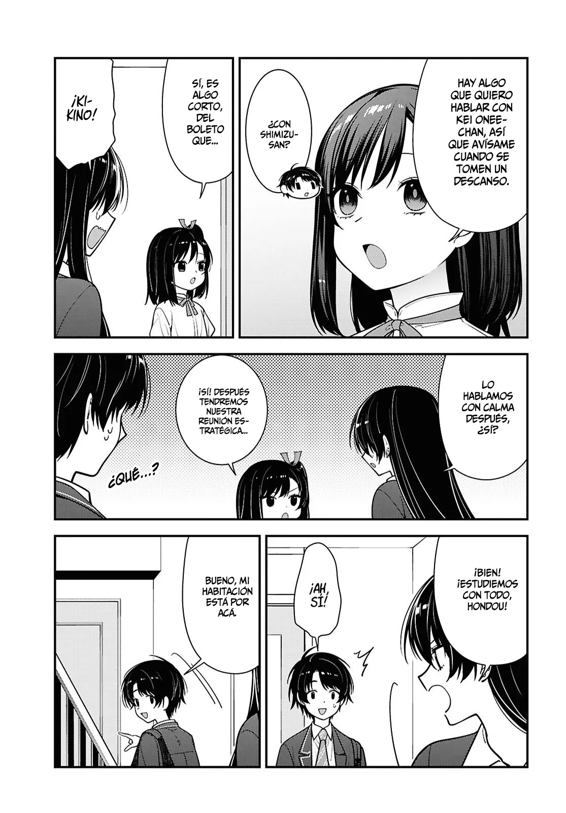 Tonari no Seki no Yankee Shimizu-san ga Kami wo Kuroku Somete Kita Capitulo 19 página 10