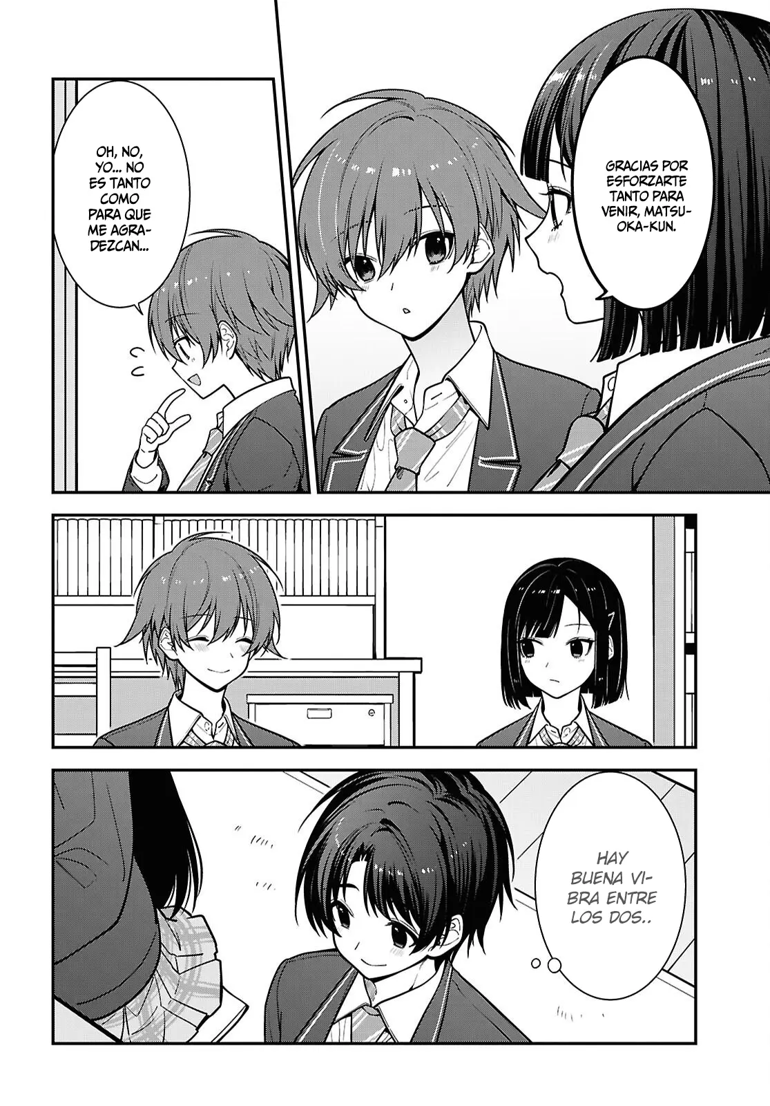 Tonari no Seki no Yankee Shimizu-san ga Kami wo Kuroku Somete Kita Capitulo 19 página 17