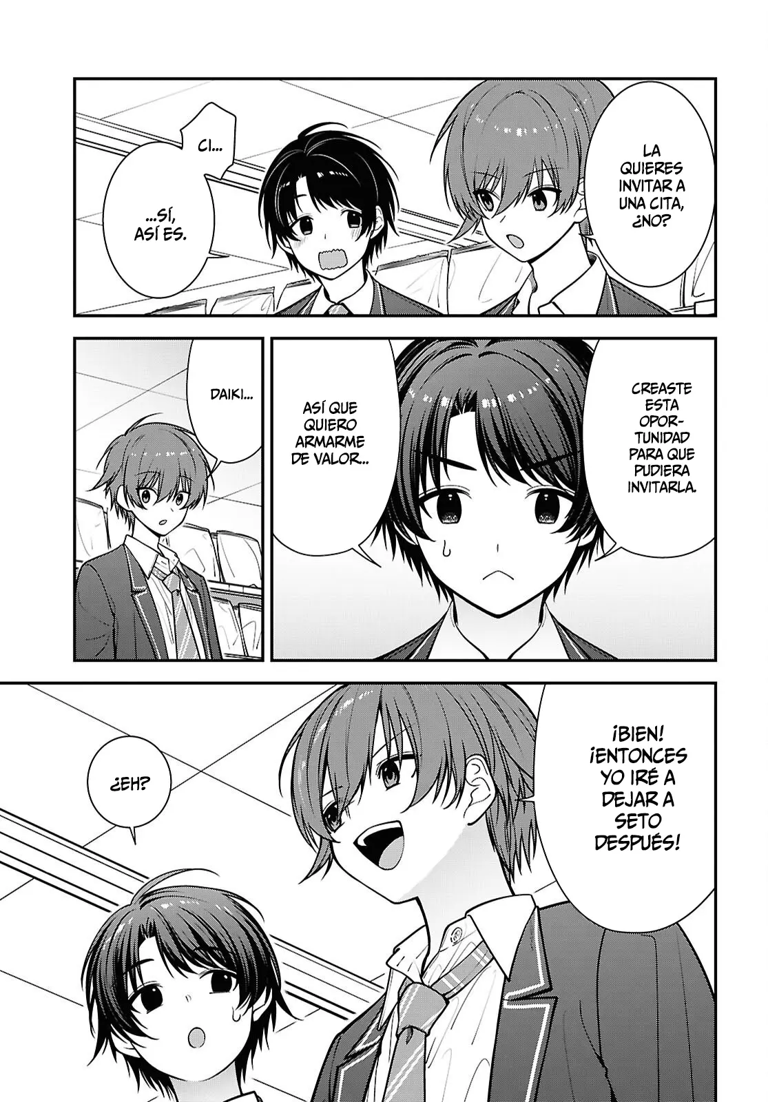 Tonari no Seki no Yankee Shimizu-san ga Kami wo Kuroku Somete Kita Capitulo 19 página 22