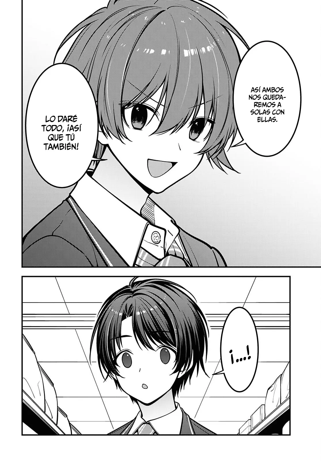 Tonari no Seki no Yankee Shimizu-san ga Kami wo Kuroku Somete Kita Capitulo 19 página 23