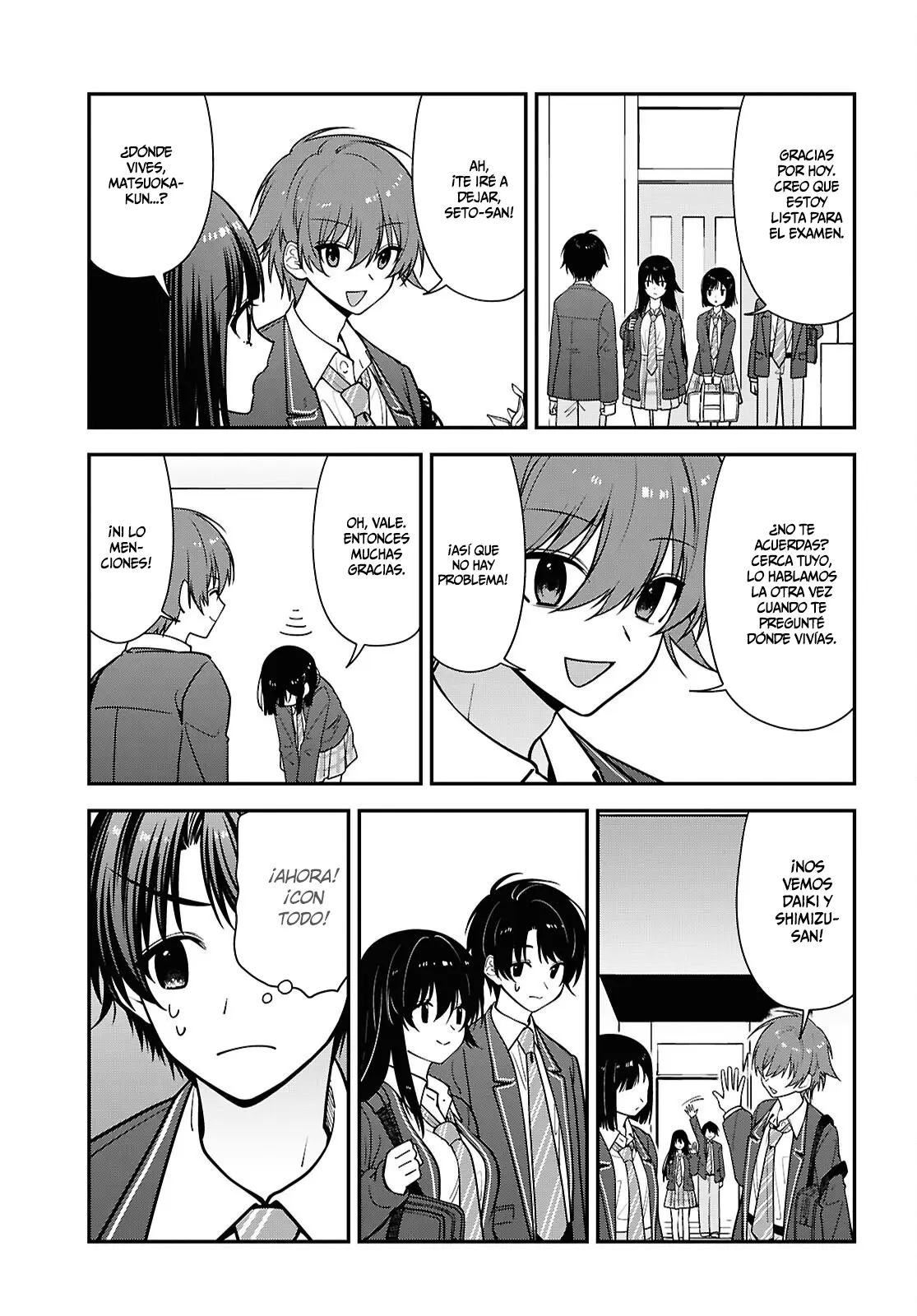 Tonari no Seki no Yankee Shimizu-san ga Kami wo Kuroku Somete Kita Capitulo 19 página 26