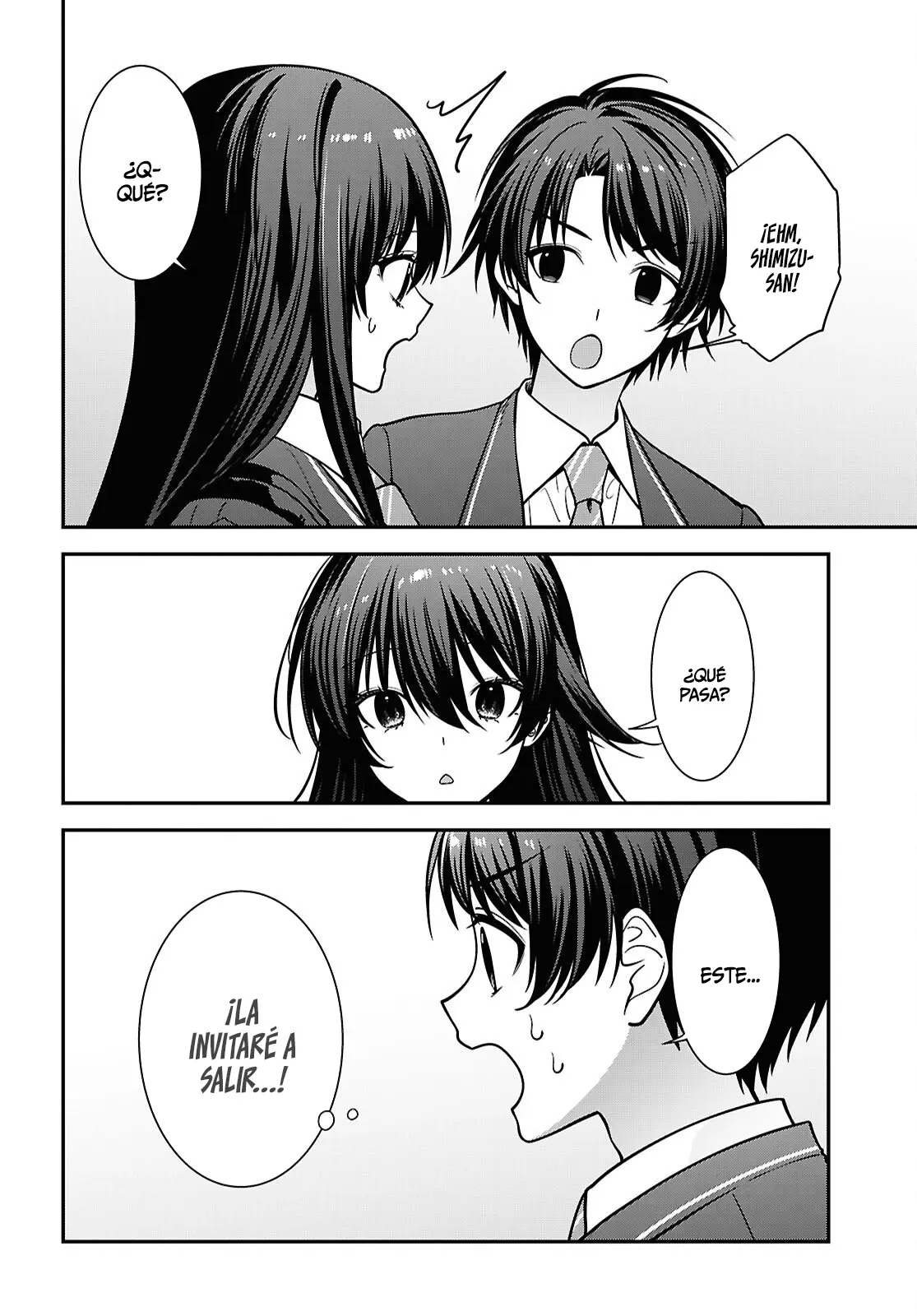 Tonari no Seki no Yankee Shimizu-san ga Kami wo Kuroku Somete Kita Capitulo 19 página 27