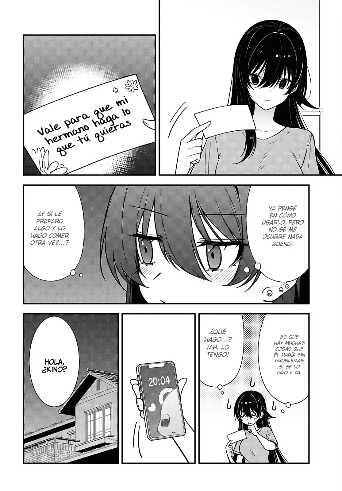 Tonari no Seki no Yankee Shimizu-san ga Kami wo Kuroku Somete Kita Capitulo 19 página 3