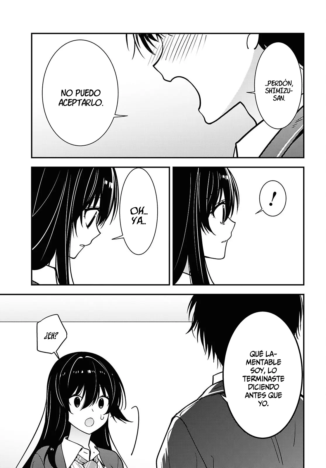 Tonari no Seki no Yankee Shimizu-san ga Kami wo Kuroku Somete Kita Capitulo 19 página 31