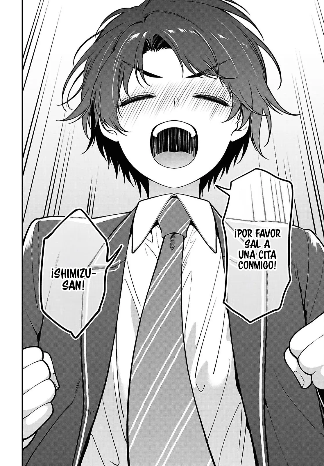 Tonari no Seki no Yankee Shimizu-san ga Kami wo Kuroku Somete Kita Capitulo 19 página 32