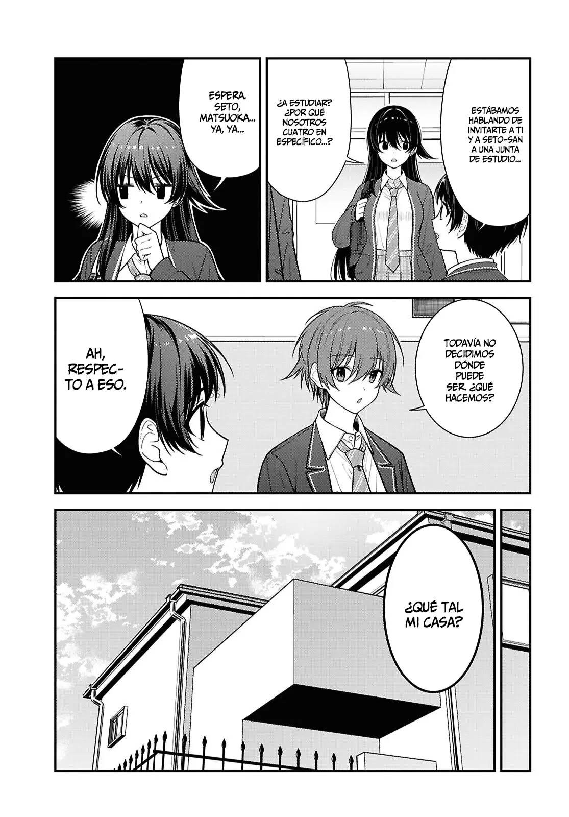 Tonari no Seki no Yankee Shimizu-san ga Kami wo Kuroku Somete Kita Capitulo 19 página 8