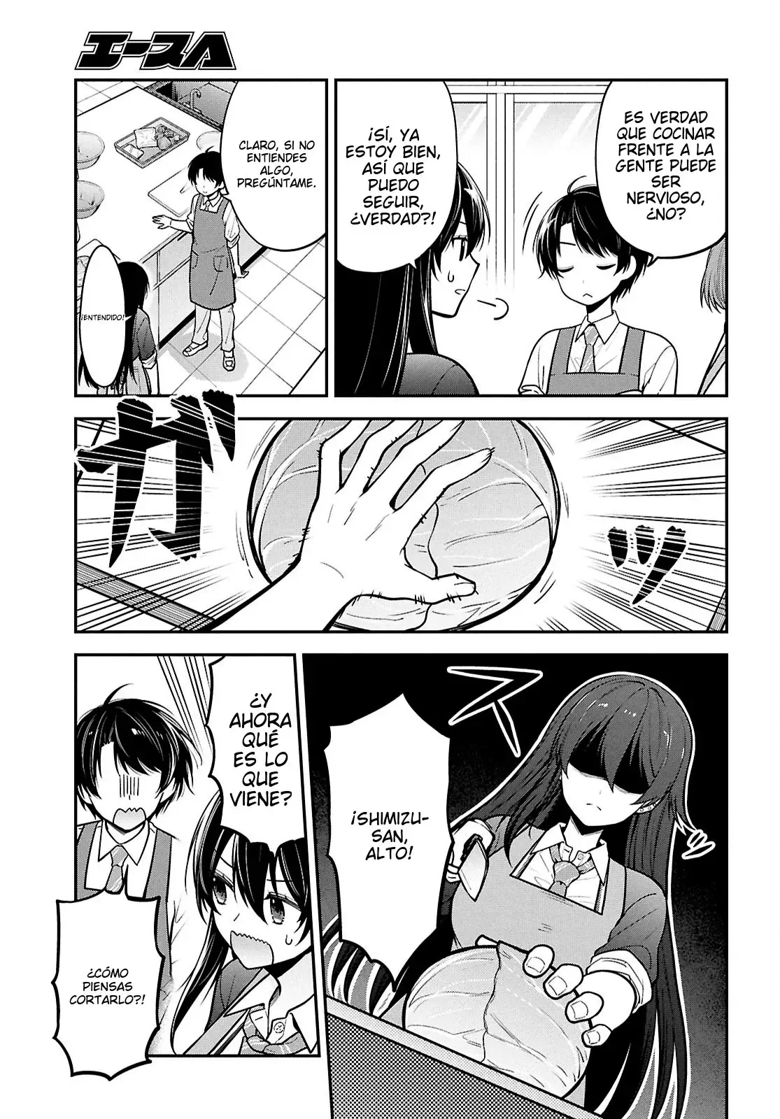 Tonari no Seki no Yankee Shimizu-san ga Kami wo Kuroku Somete Kita Capitulo 2 página 19