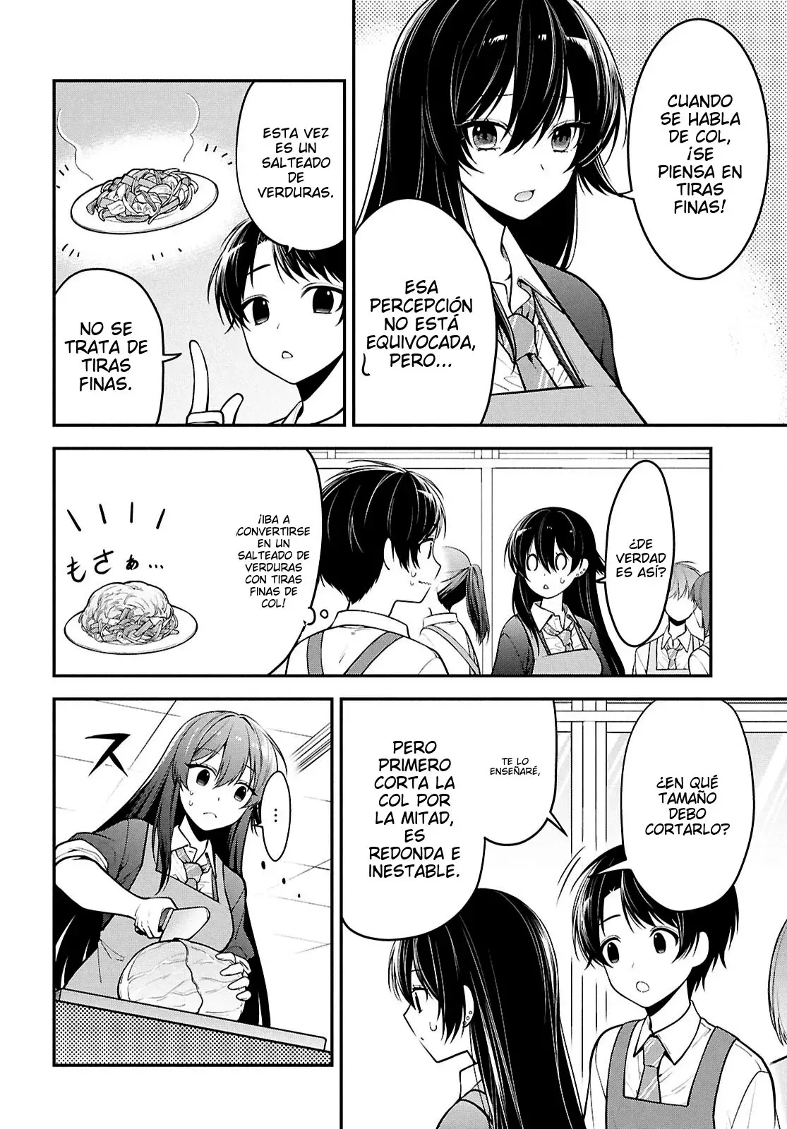 Tonari no Seki no Yankee Shimizu-san ga Kami wo Kuroku Somete Kita Capitulo 2 página 20