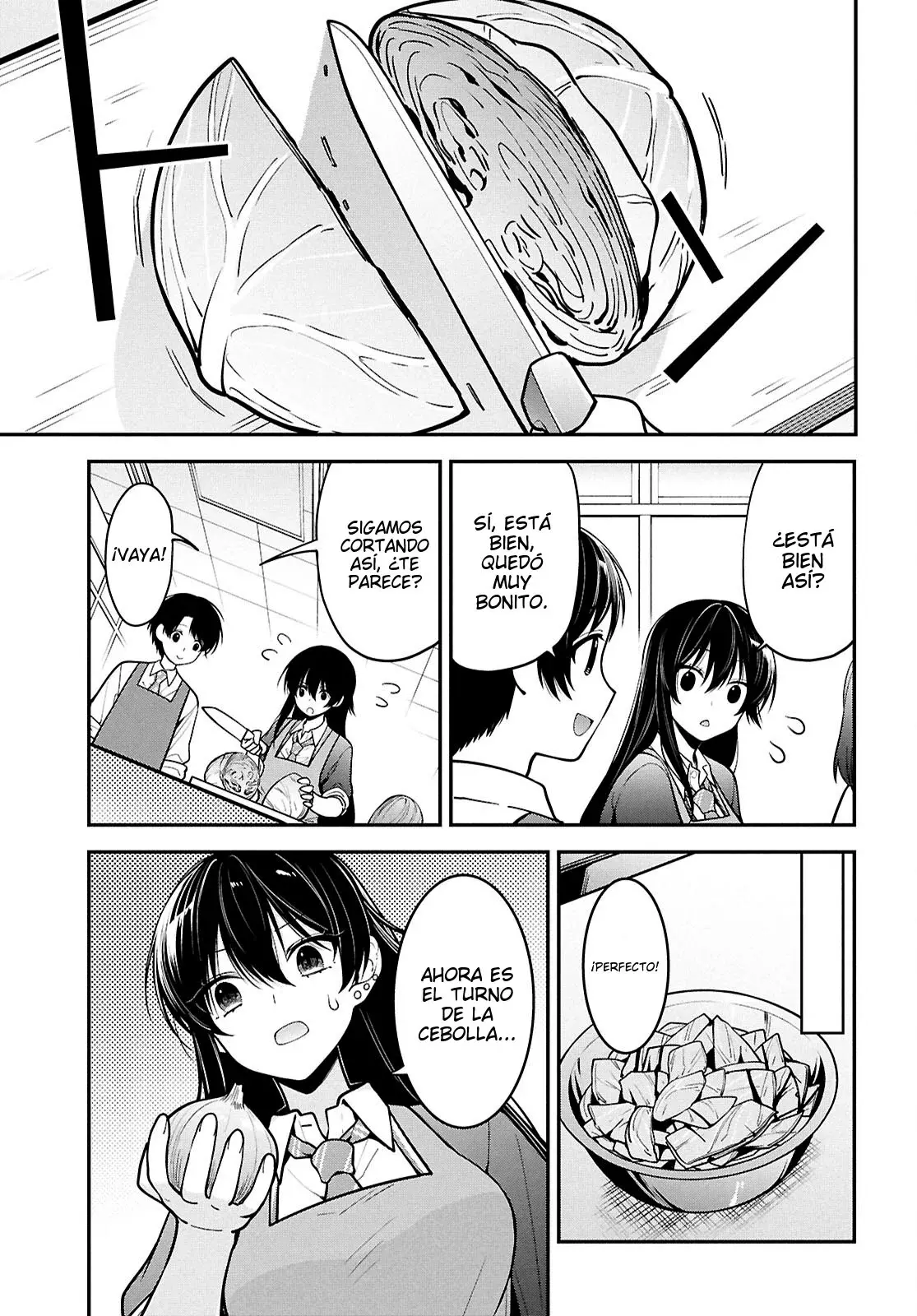 Tonari no Seki no Yankee Shimizu-san ga Kami wo Kuroku Somete Kita Capitulo 2 página 21