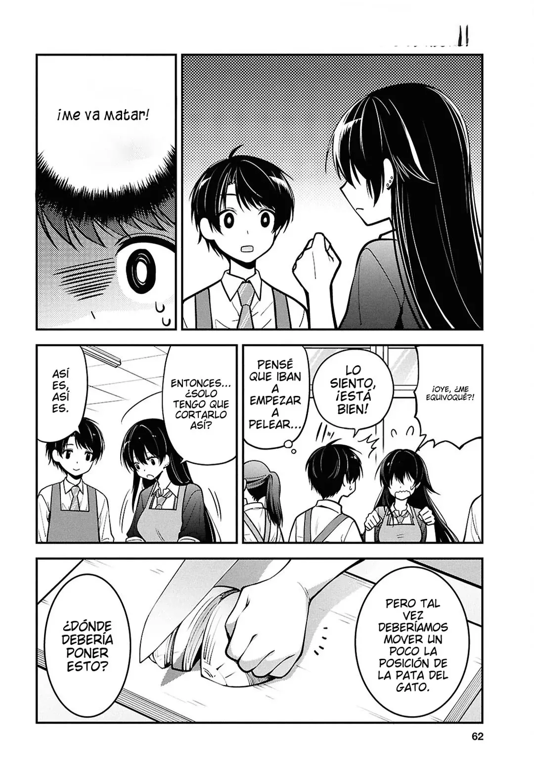 Tonari no Seki no Yankee Shimizu-san ga Kami wo Kuroku Somete Kita Capitulo 2 página 24