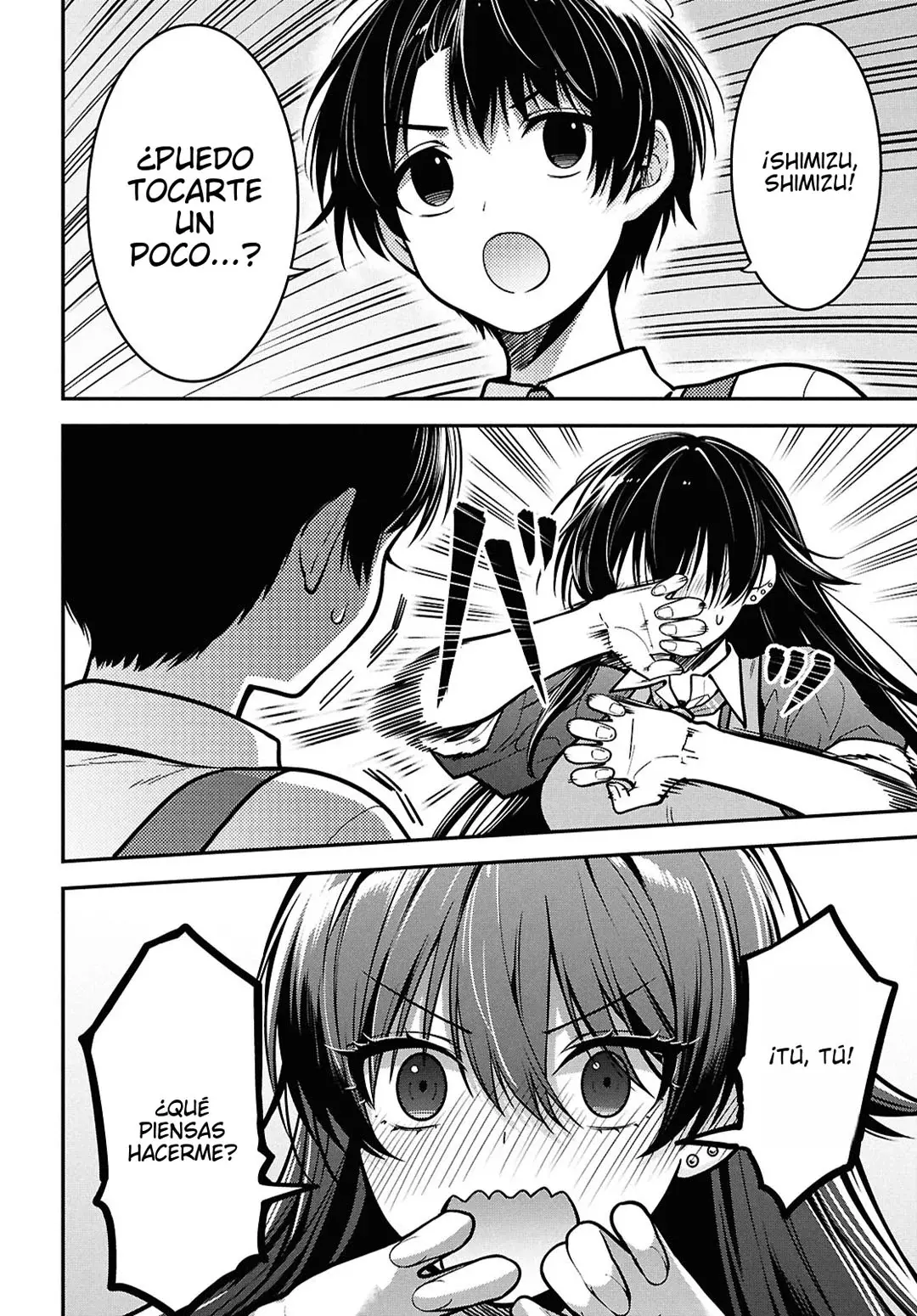 Tonari no Seki no Yankee Shimizu-san ga Kami wo Kuroku Somete Kita Capitulo 2 página 26