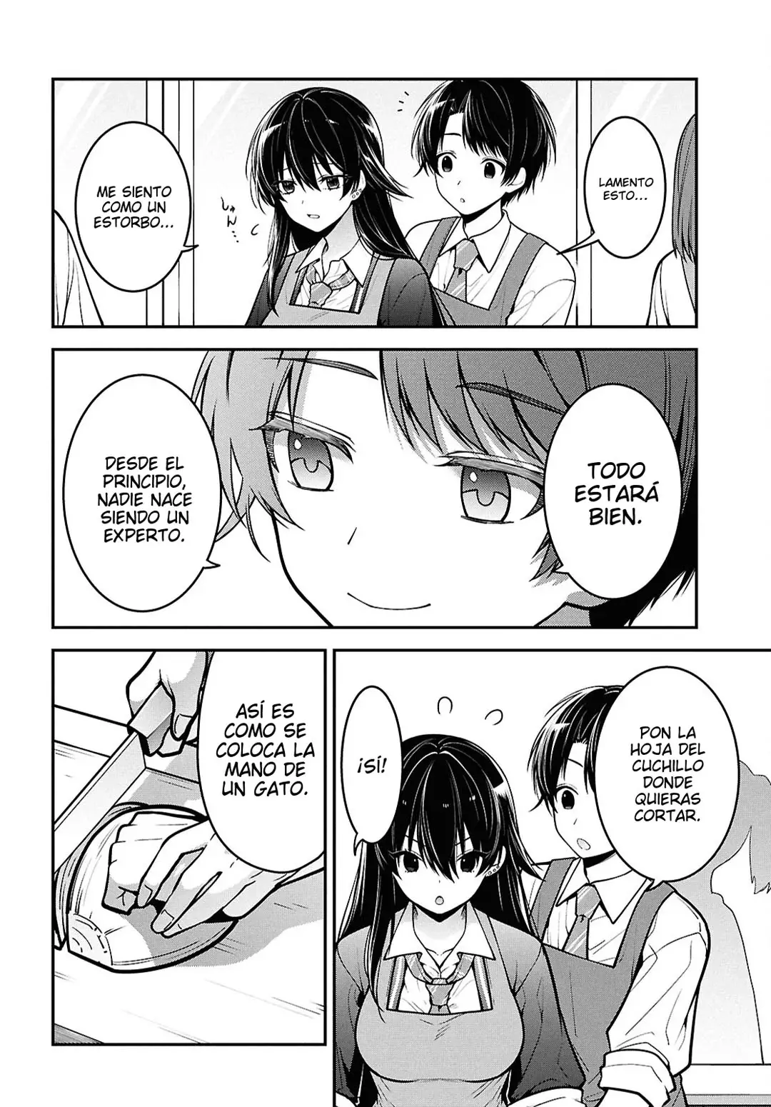 Tonari no Seki no Yankee Shimizu-san ga Kami wo Kuroku Somete Kita Capitulo 2 página 30