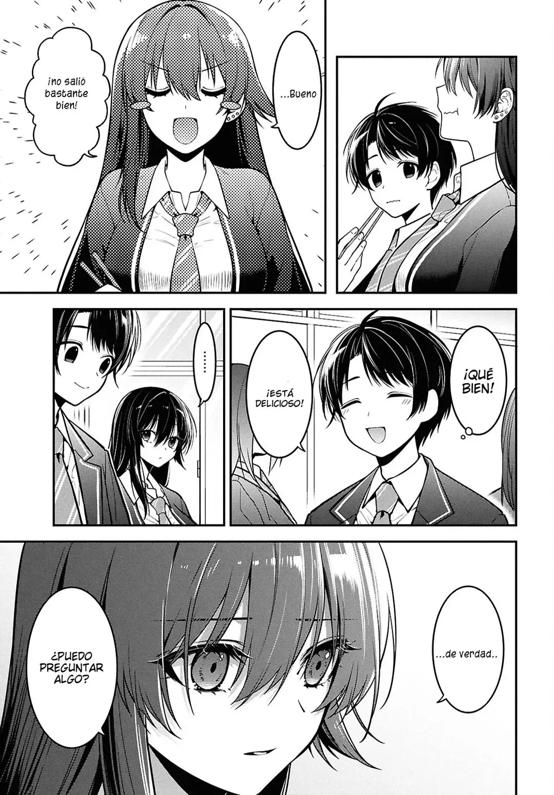 Tonari no Seki no Yankee Shimizu-san ga Kami wo Kuroku Somete Kita Capitulo 2 página 35