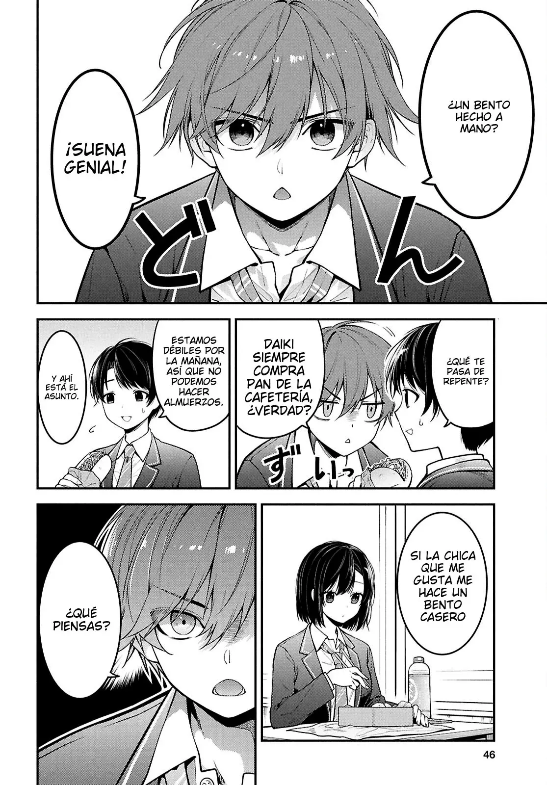 Tonari no Seki no Yankee Shimizu-san ga Kami wo Kuroku Somete Kita Capitulo 2 página 8