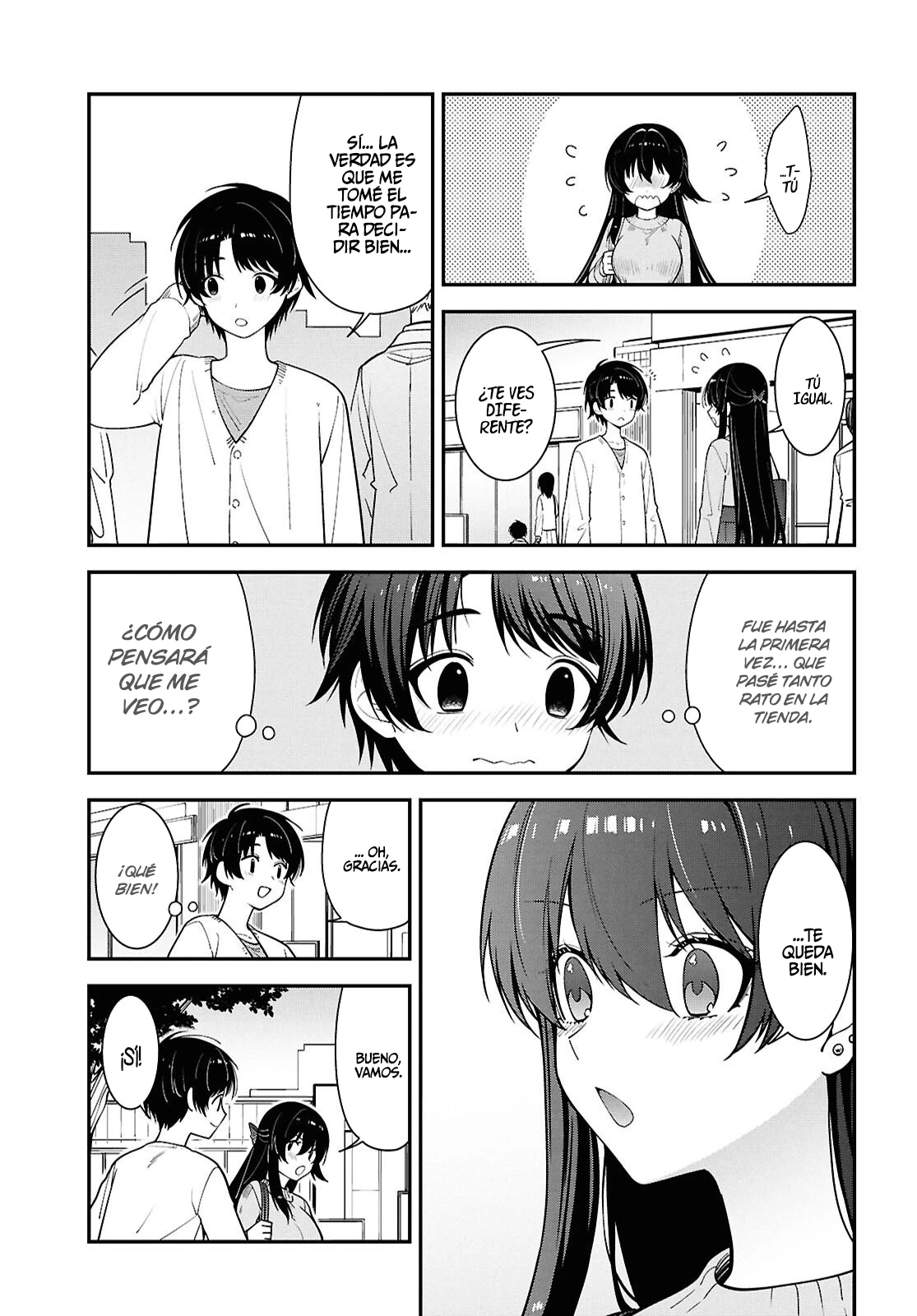 Tonari no Seki no Yankee Shimizu-san ga Kami wo Kuroku Somete Kita Capitulo 20 página 11