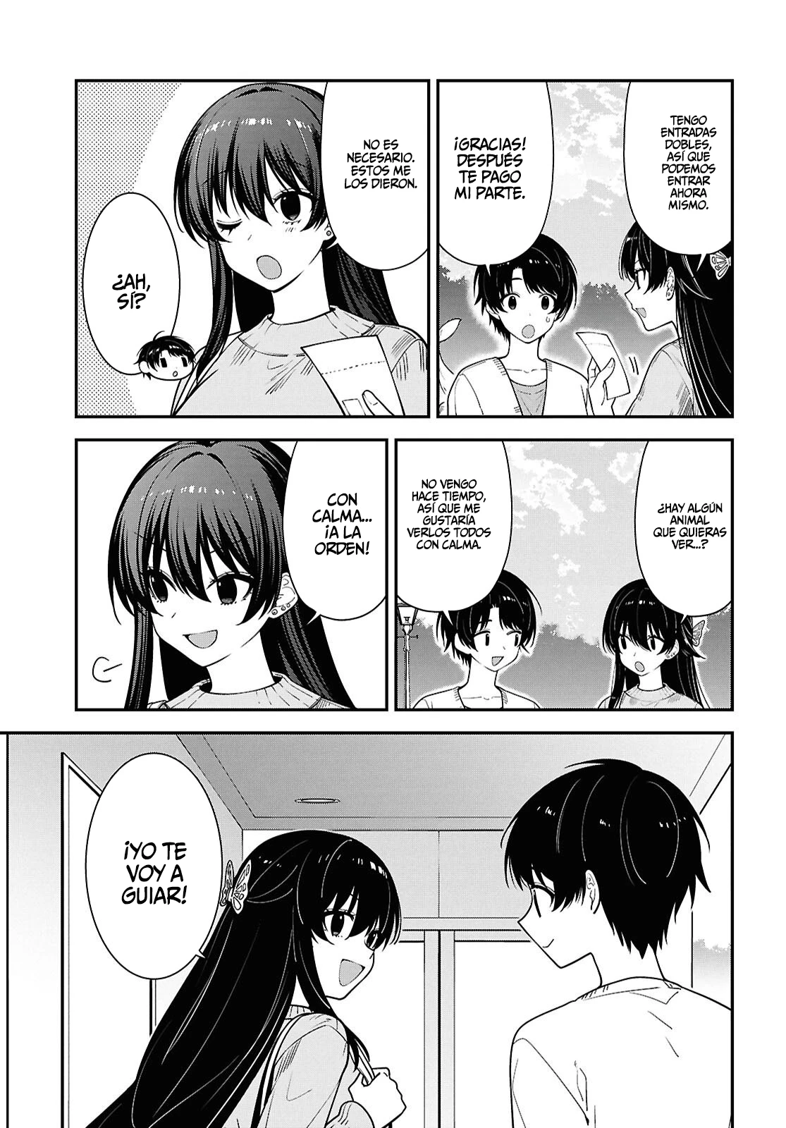 Tonari no Seki no Yankee Shimizu-san ga Kami wo Kuroku Somete Kita Capitulo 20 página 13