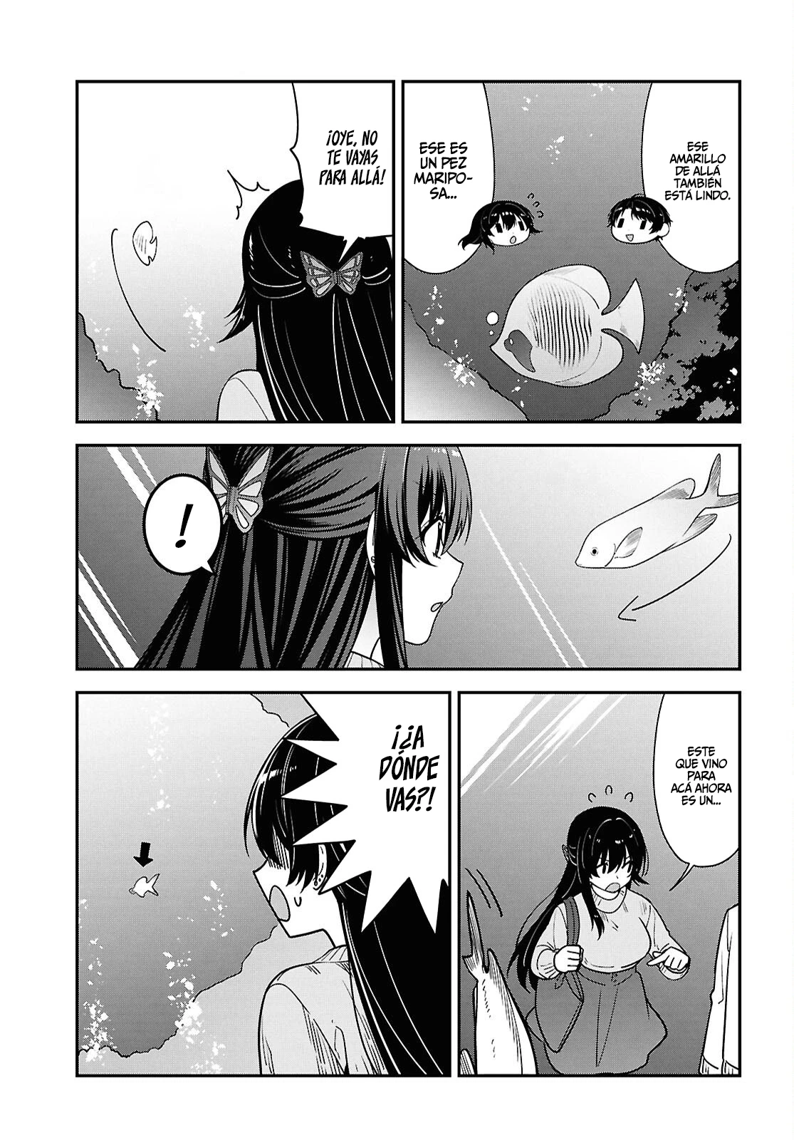 Tonari no Seki no Yankee Shimizu-san ga Kami wo Kuroku Somete Kita Capitulo 20 página 15
