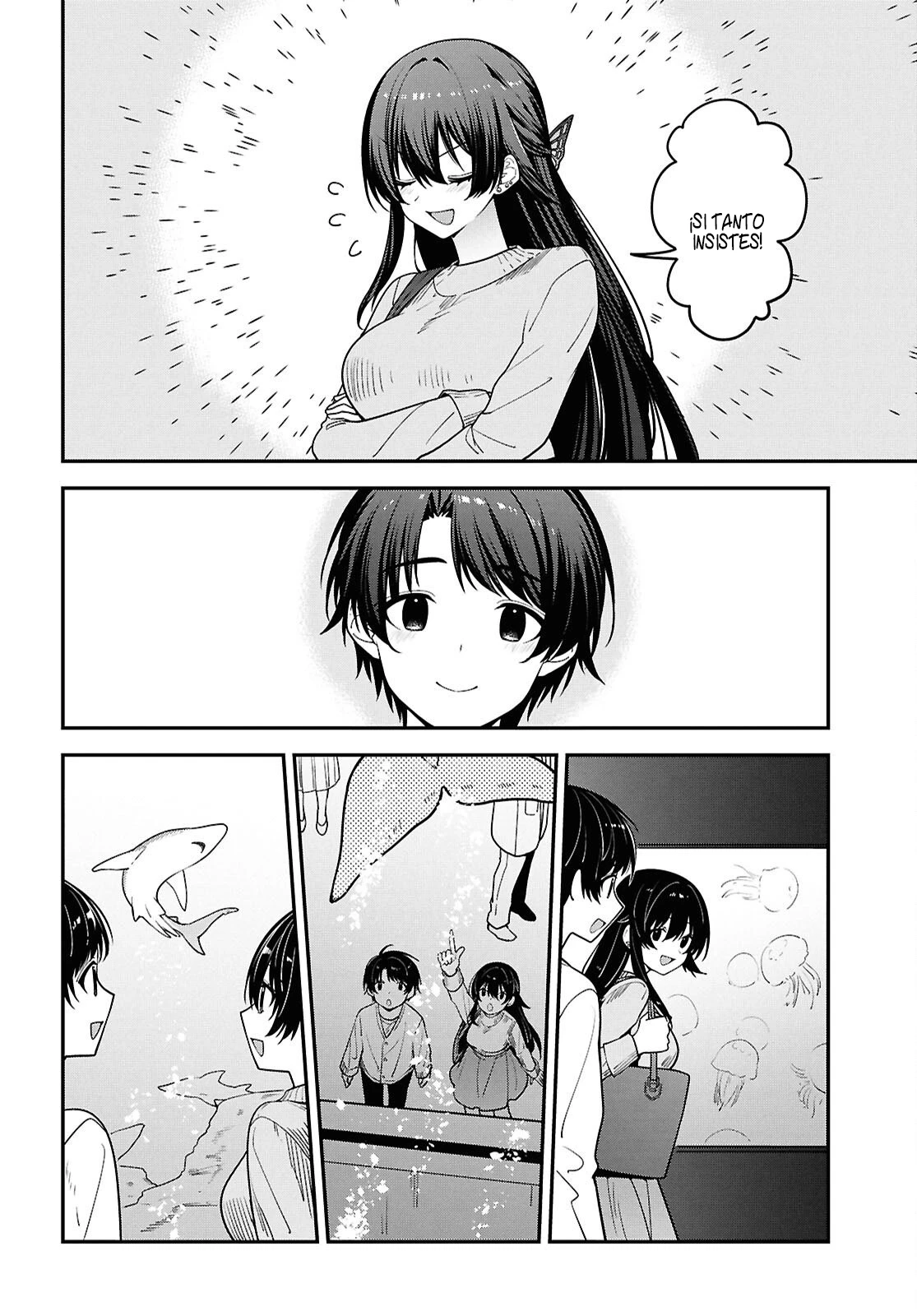 Tonari no Seki no Yankee Shimizu-san ga Kami wo Kuroku Somete Kita Capitulo 20 página 18