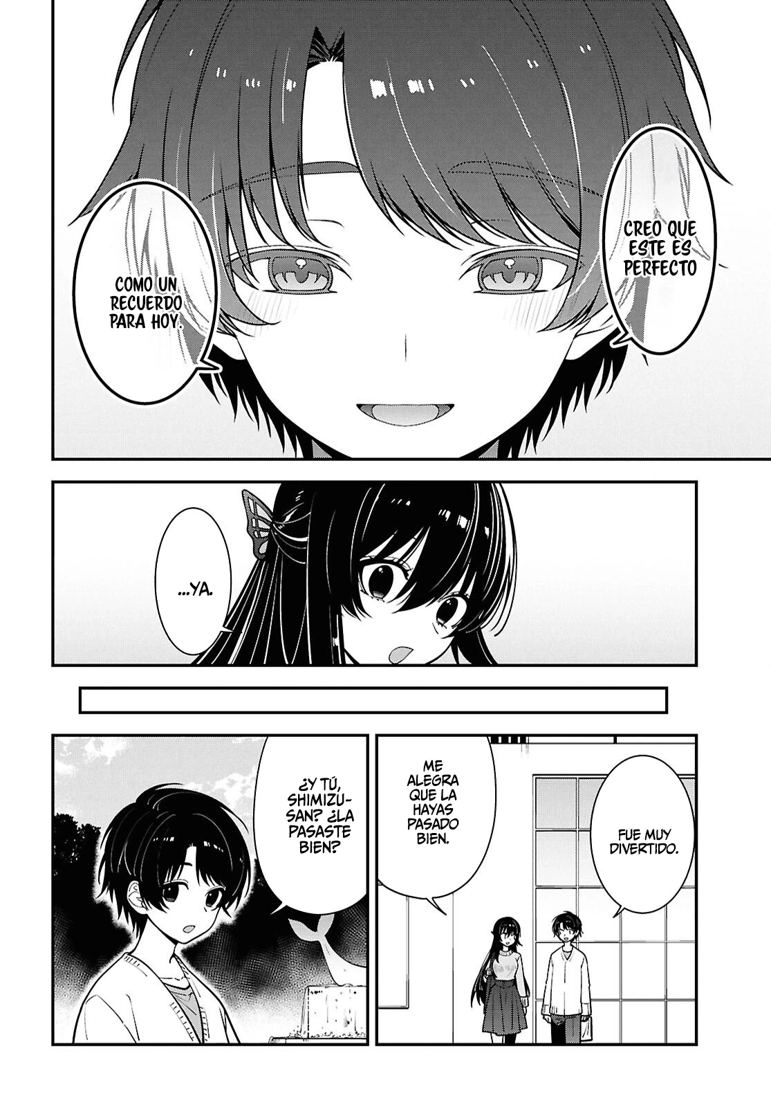 Tonari no Seki no Yankee Shimizu-san ga Kami wo Kuroku Somete Kita Capitulo 20 página 27