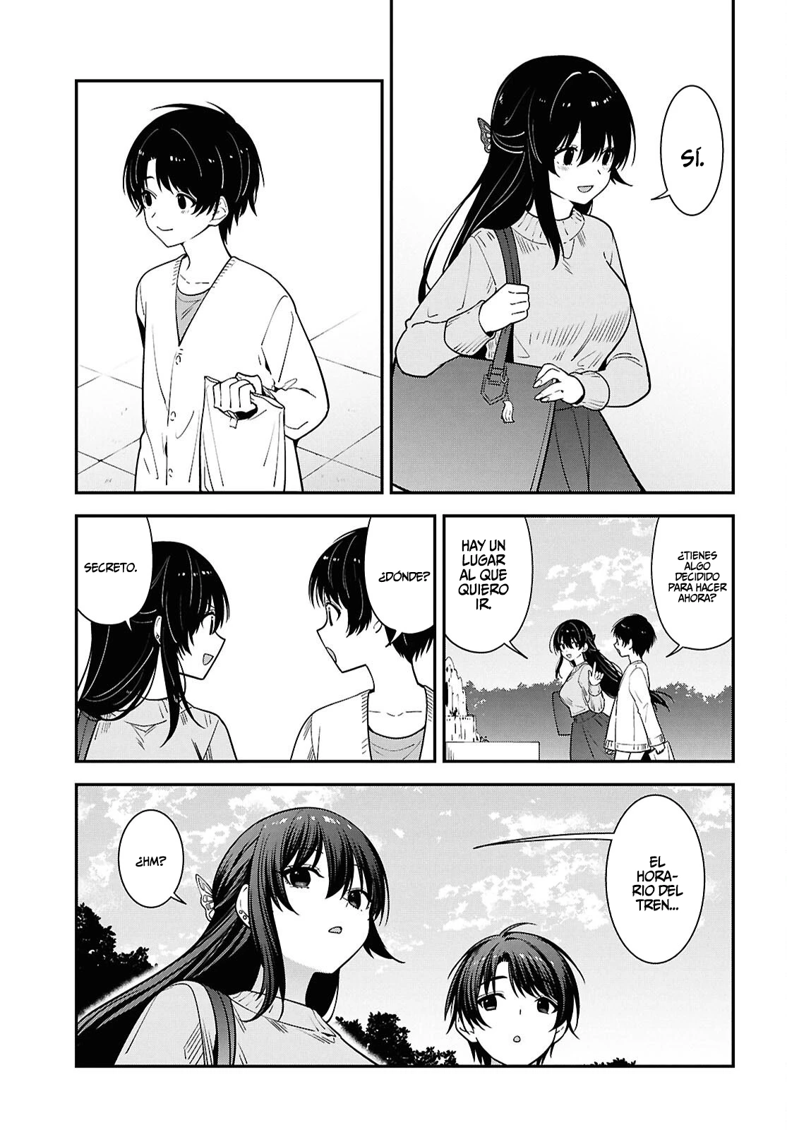Tonari no Seki no Yankee Shimizu-san ga Kami wo Kuroku Somete Kita Capitulo 20 página 28