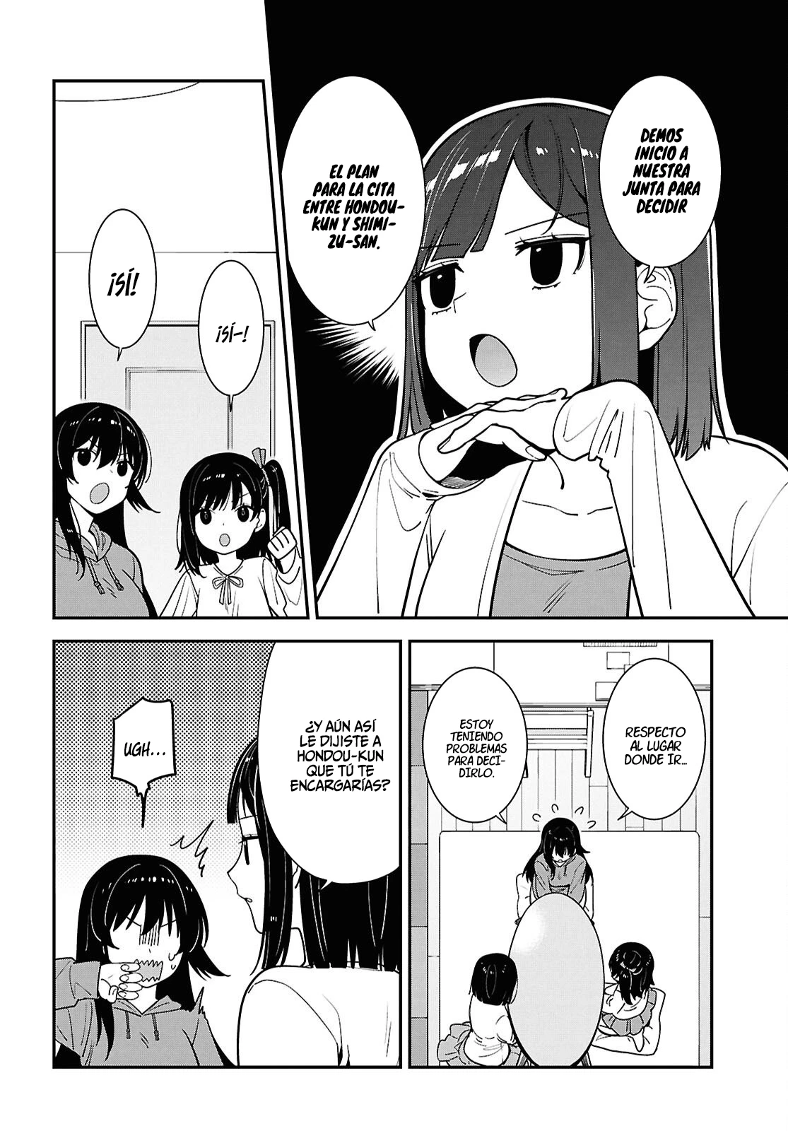 Tonari no Seki no Yankee Shimizu-san ga Kami wo Kuroku Somete Kita Capitulo 20 página 3