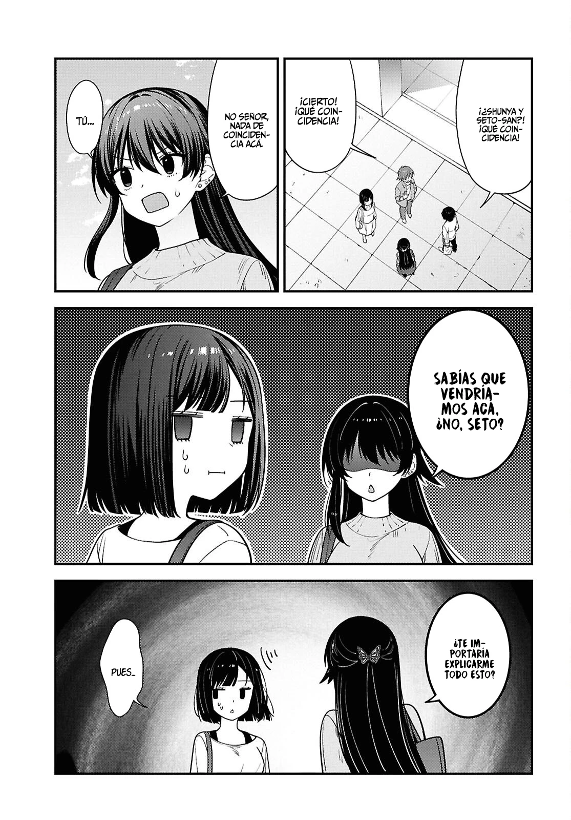Tonari no Seki no Yankee Shimizu-san ga Kami wo Kuroku Somete Kita Capitulo 20 página 30