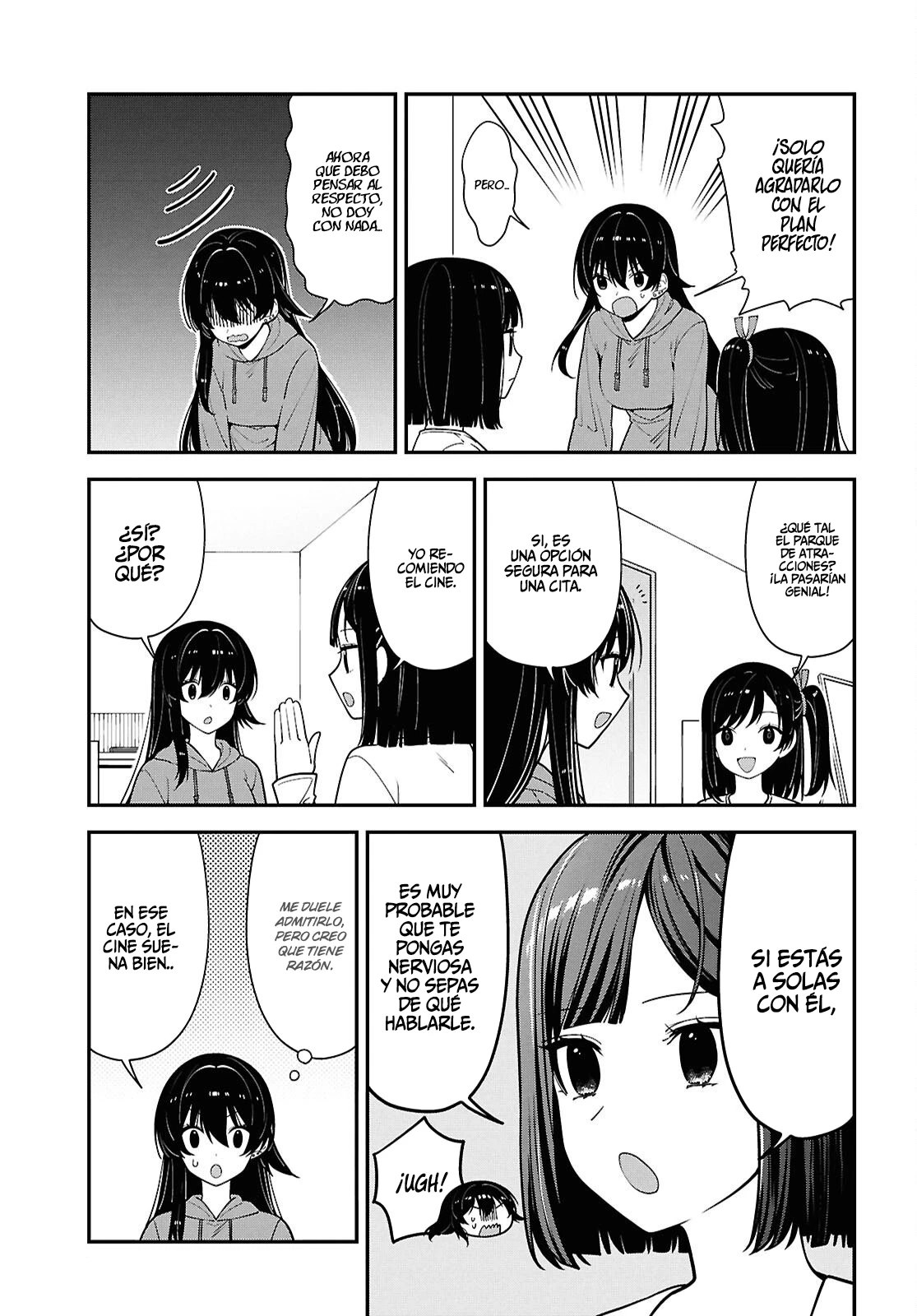 Tonari no Seki no Yankee Shimizu-san ga Kami wo Kuroku Somete Kita Capitulo 20 página 4