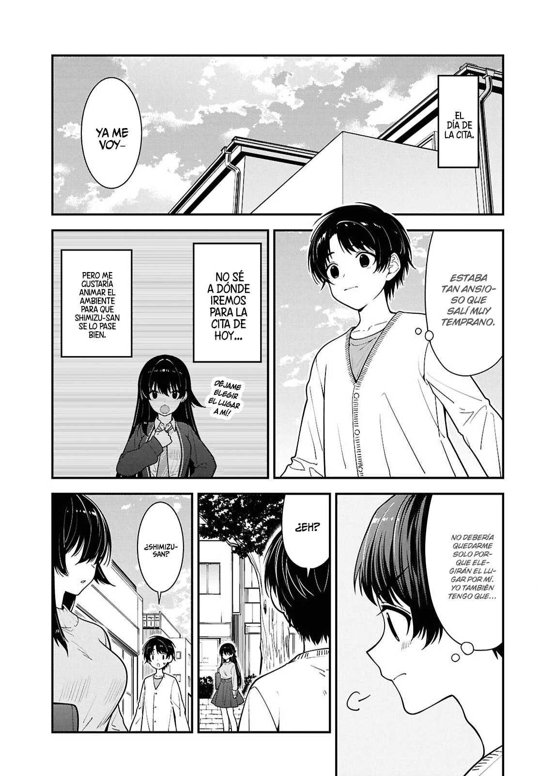 Tonari no Seki no Yankee Shimizu-san ga Kami wo Kuroku Somete Kita Capitulo 20 página 9
