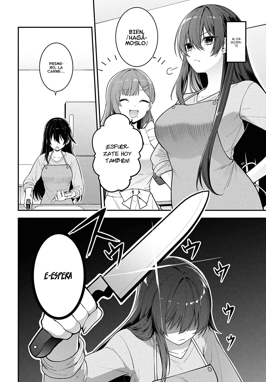 Tonari no Seki no Yankee Shimizu-san ga Kami wo Kuroku Somete Kita Capitulo 3 página 10