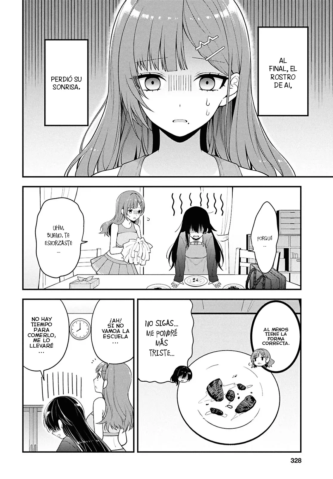 Tonari no Seki no Yankee Shimizu-san ga Kami wo Kuroku Somete Kita Capitulo 3 página 16
