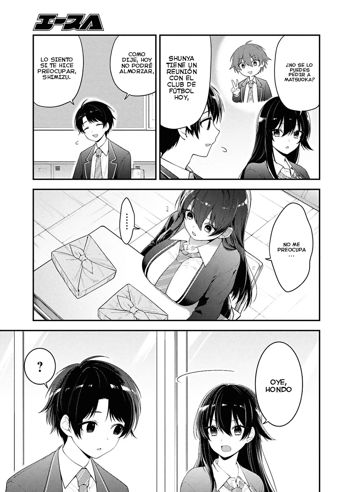 Tonari no Seki no Yankee Shimizu-san ga Kami wo Kuroku Somete Kita Capitulo 3 página 18