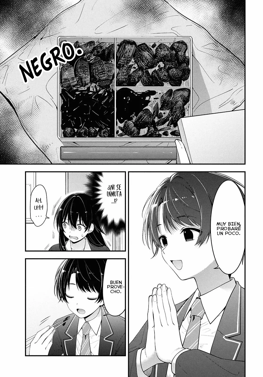 Tonari no Seki no Yankee Shimizu-san ga Kami wo Kuroku Somete Kita Capitulo 3 página 22