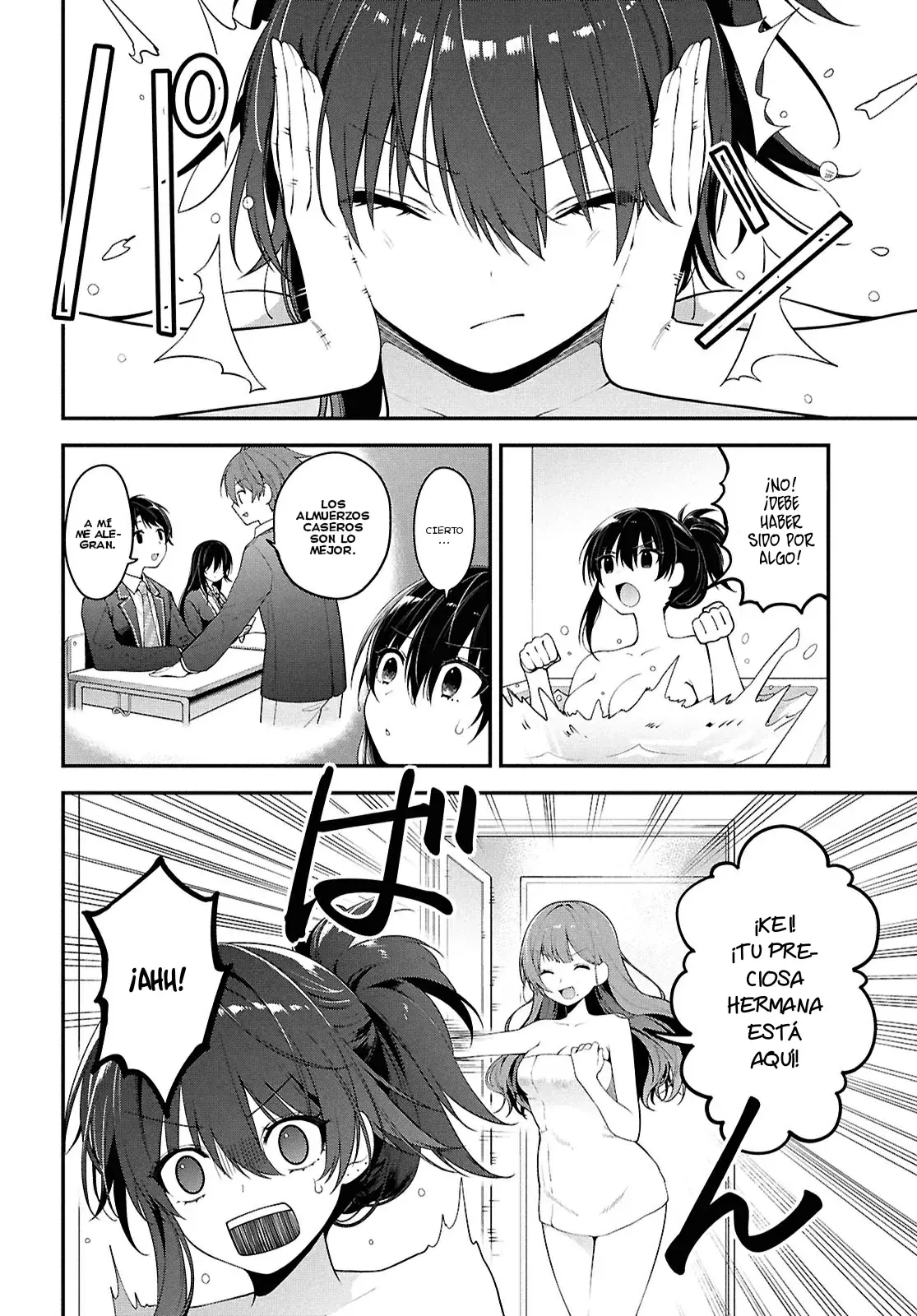 Tonari no Seki no Yankee Shimizu-san ga Kami wo Kuroku Somete Kita Capitulo 3 página 6
