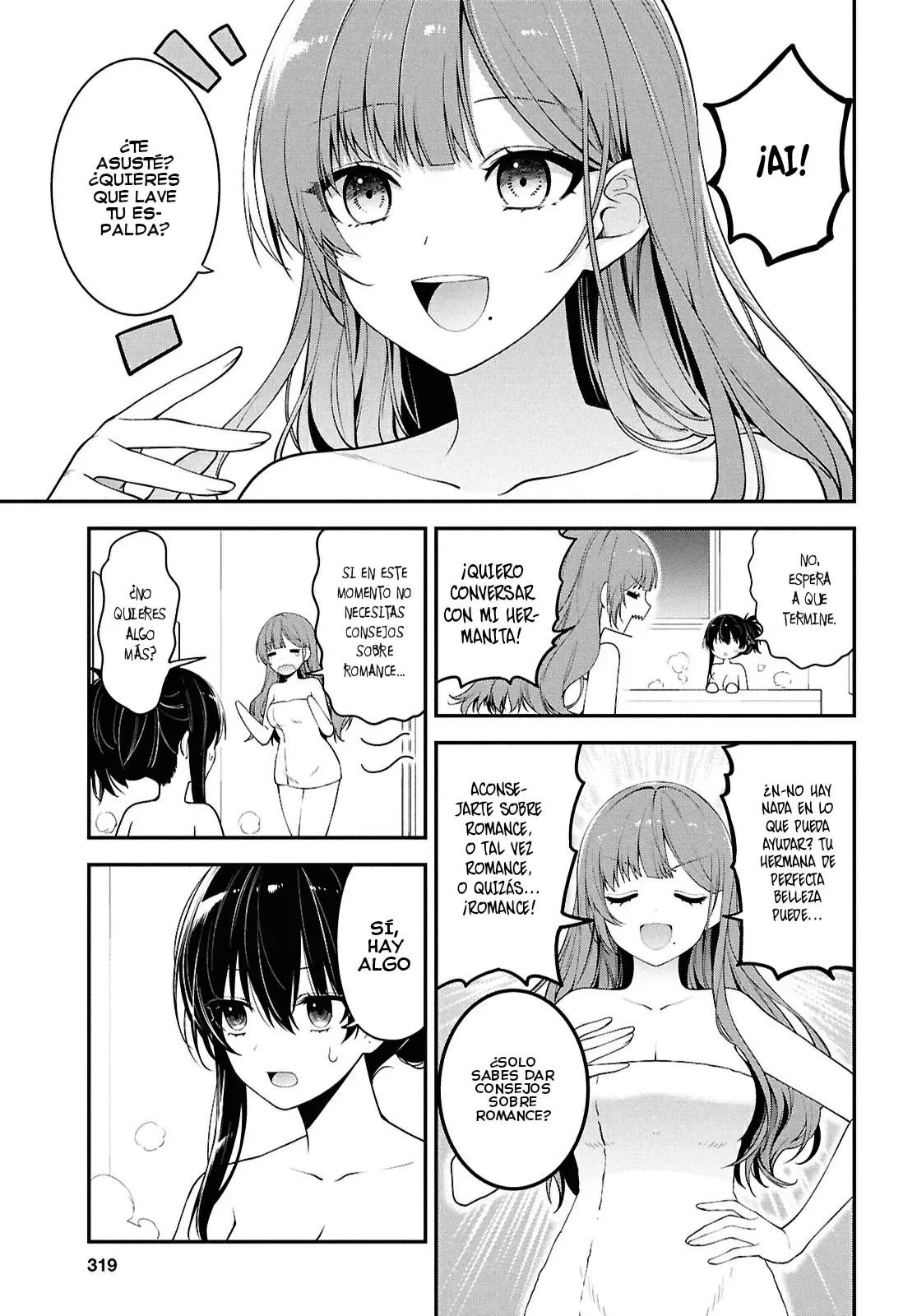 Tonari no Seki no Yankee Shimizu-san ga Kami wo Kuroku Somete Kita Capitulo 3 página 7