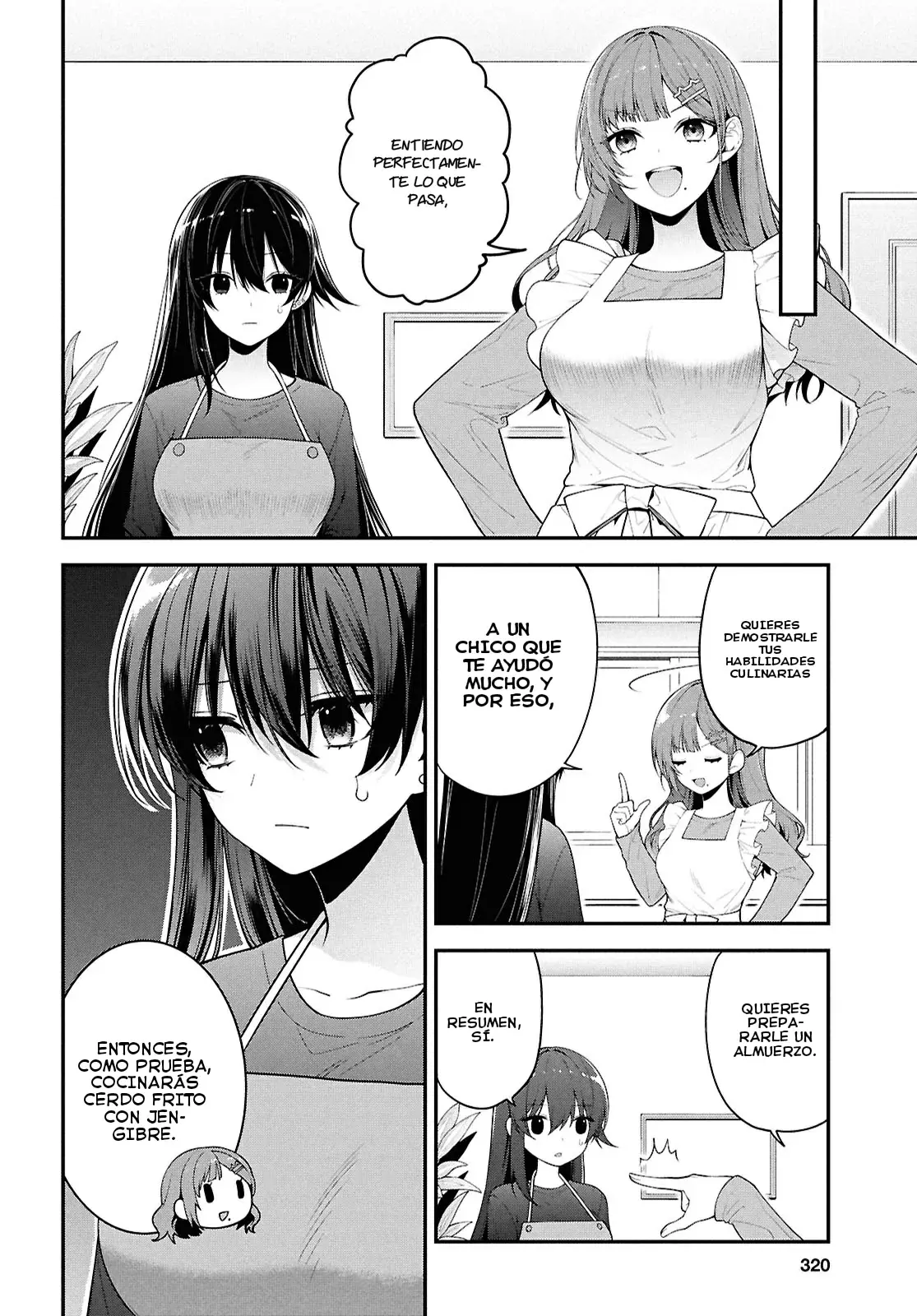 Tonari no Seki no Yankee Shimizu-san ga Kami wo Kuroku Somete Kita Capitulo 3 página 8