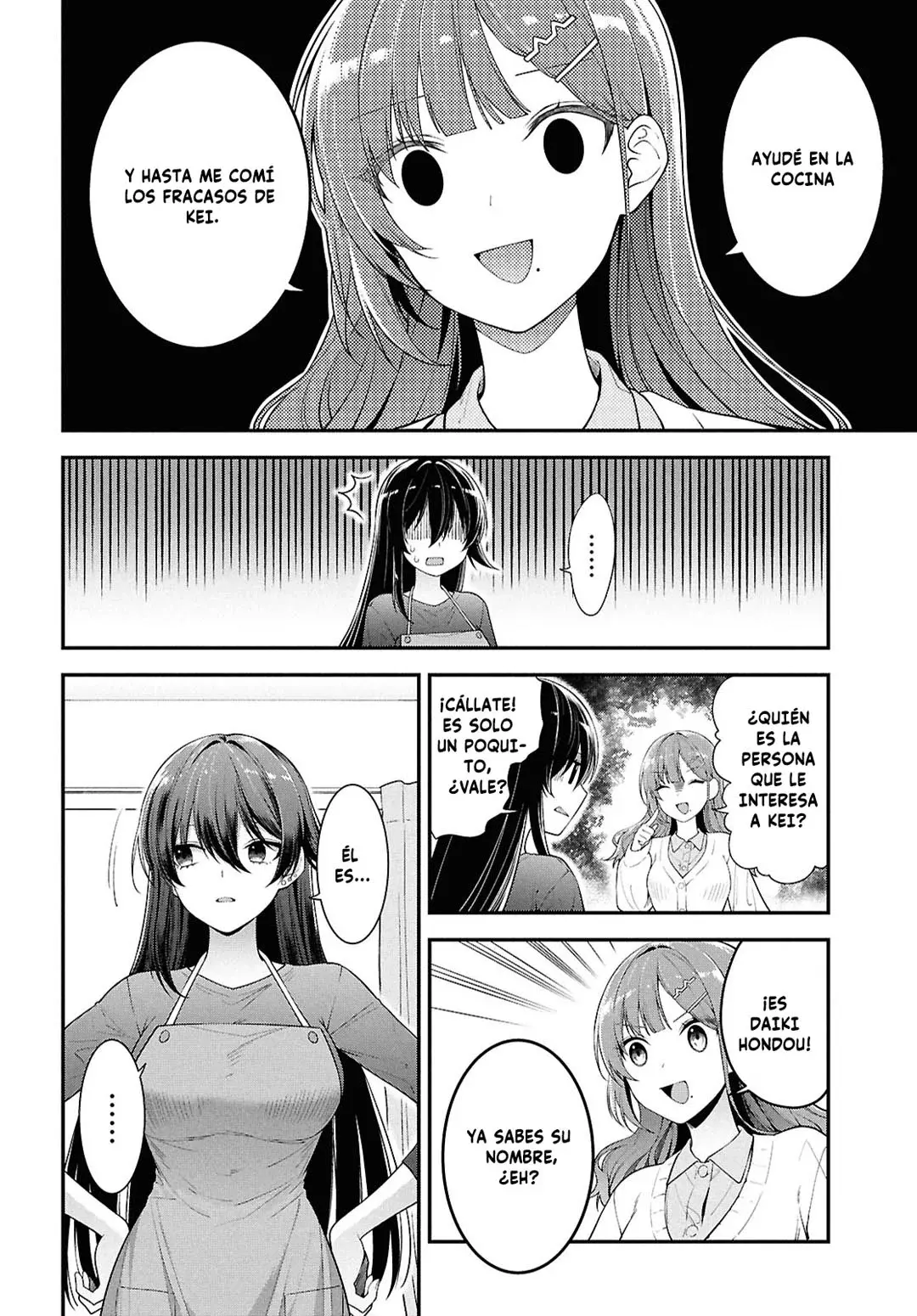 Tonari no Seki no Yankee Shimizu-san ga Kami wo Kuroku Somete Kita Capitulo 4 página 10