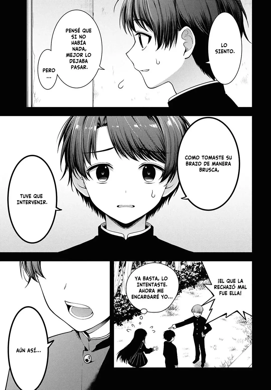 Tonari no Seki no Yankee Shimizu-san ga Kami wo Kuroku Somete Kita Capitulo 4 página 18