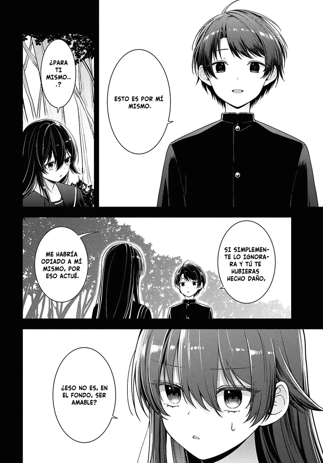 Tonari no Seki no Yankee Shimizu-san ga Kami wo Kuroku Somete Kita Capitulo 4 página 25