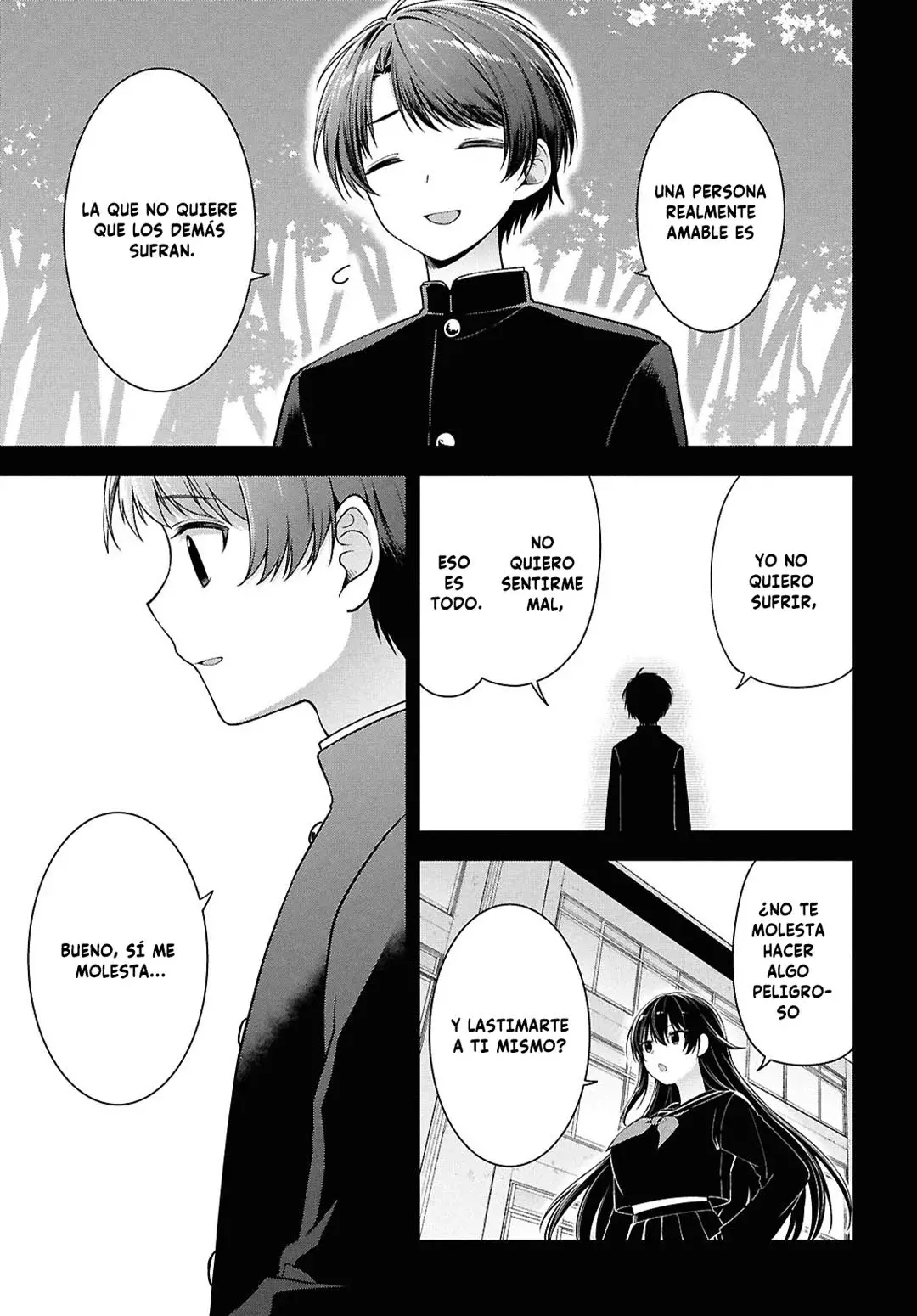 Tonari no Seki no Yankee Shimizu-san ga Kami wo Kuroku Somete Kita Capitulo 4 página 26