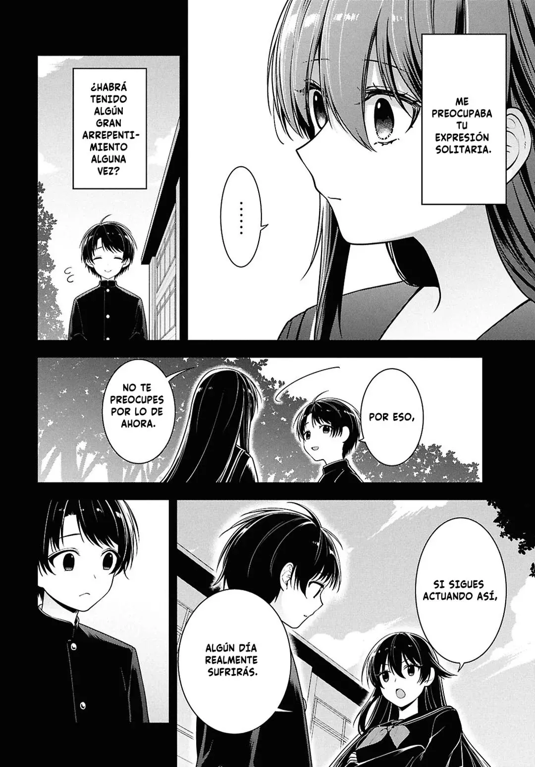 Tonari no Seki no Yankee Shimizu-san ga Kami wo Kuroku Somete Kita Capitulo 4 página 28
