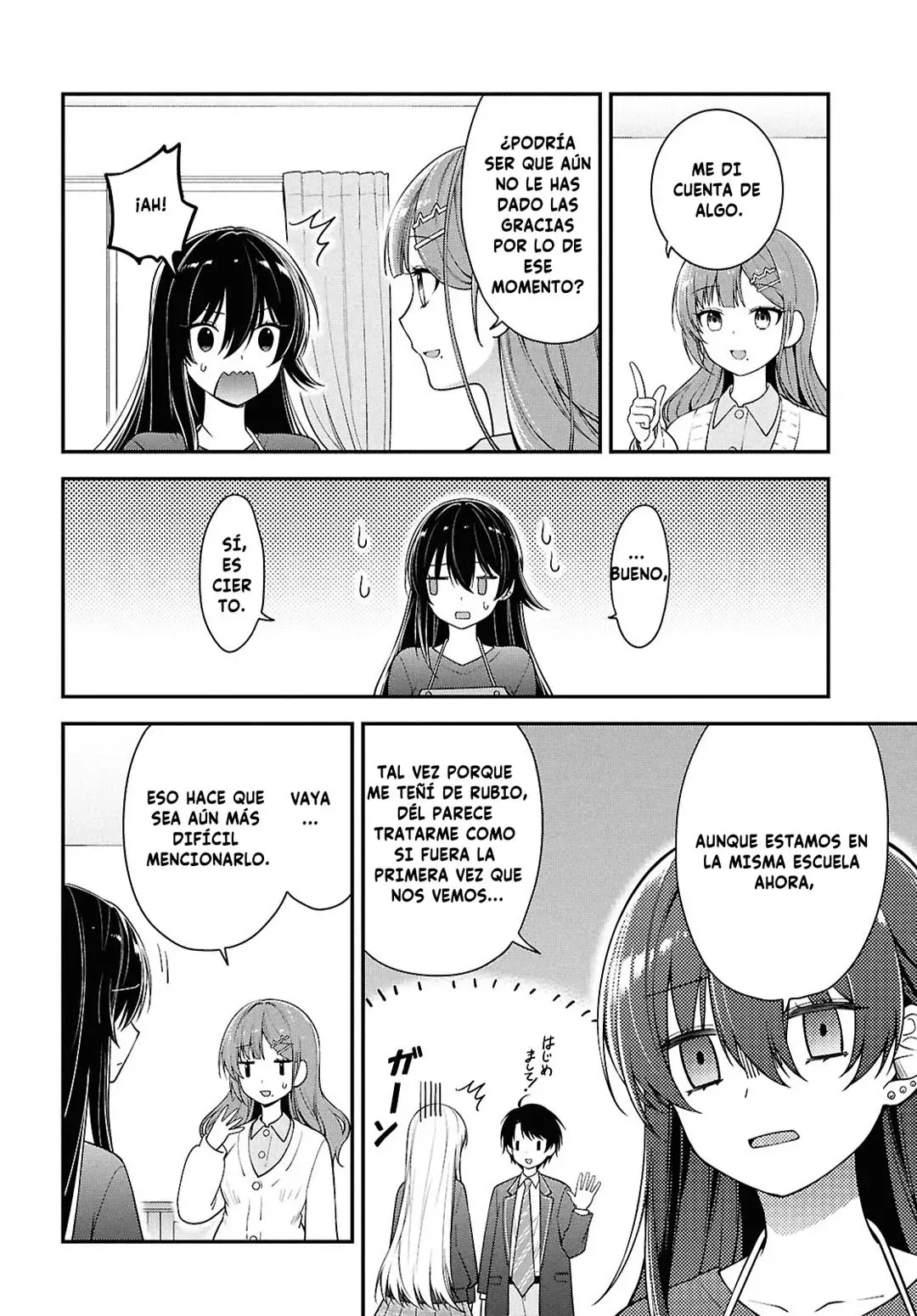 Tonari no Seki no Yankee Shimizu-san ga Kami wo Kuroku Somete Kita Capitulo 4 página 30