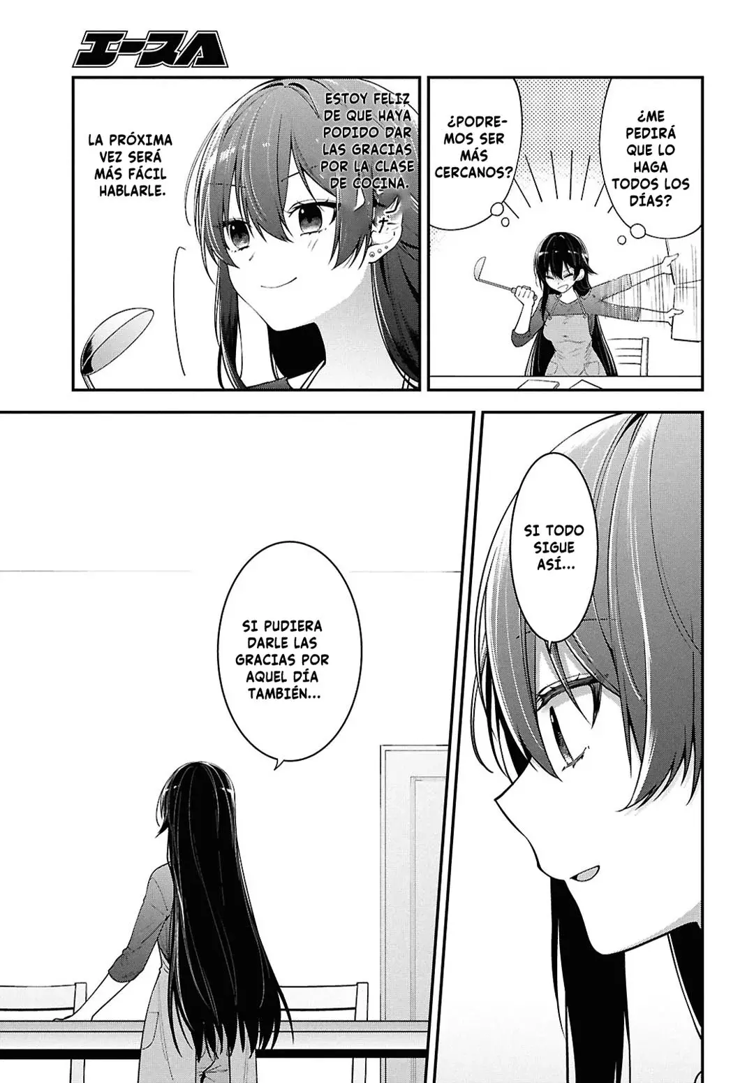 Tonari no Seki no Yankee Shimizu-san ga Kami wo Kuroku Somete Kita Capitulo 4 página 7