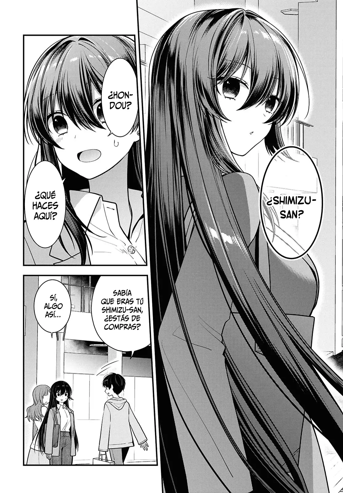 Tonari no Seki no Yankee Shimizu-san ga Kami wo Kuroku Somete Kita Capitulo 5: Capítulo 5 página 11