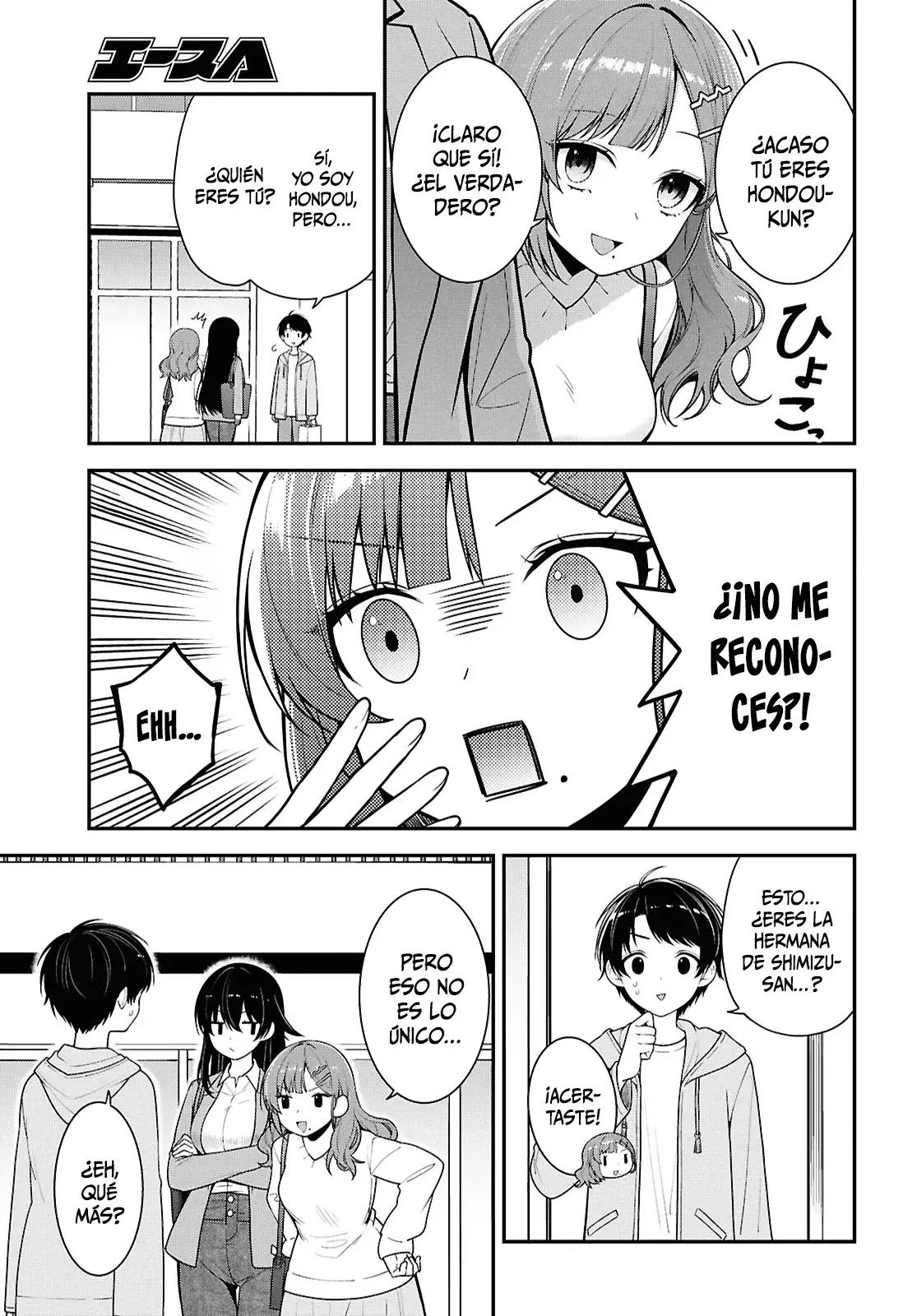 Tonari no Seki no Yankee Shimizu-san ga Kami wo Kuroku Somete Kita Capitulo 5: Capítulo 5 página 12