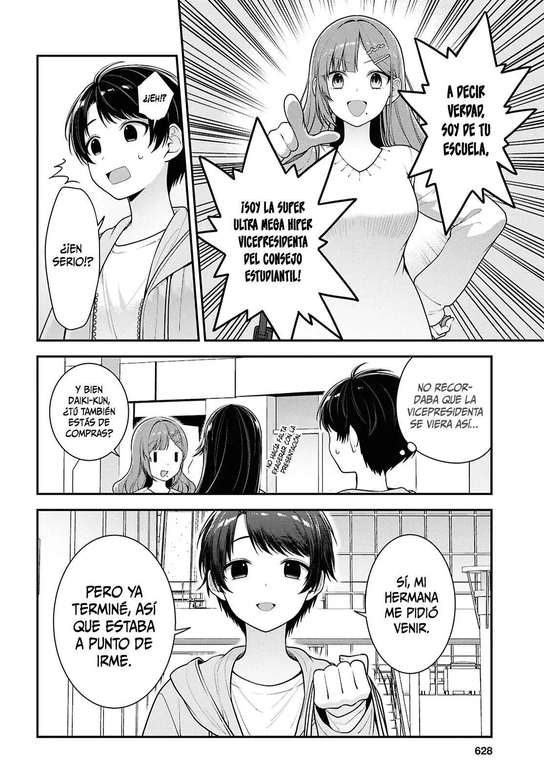 Tonari no Seki no Yankee Shimizu-san ga Kami wo Kuroku Somete Kita Capitulo 5: Capítulo 5 página 13