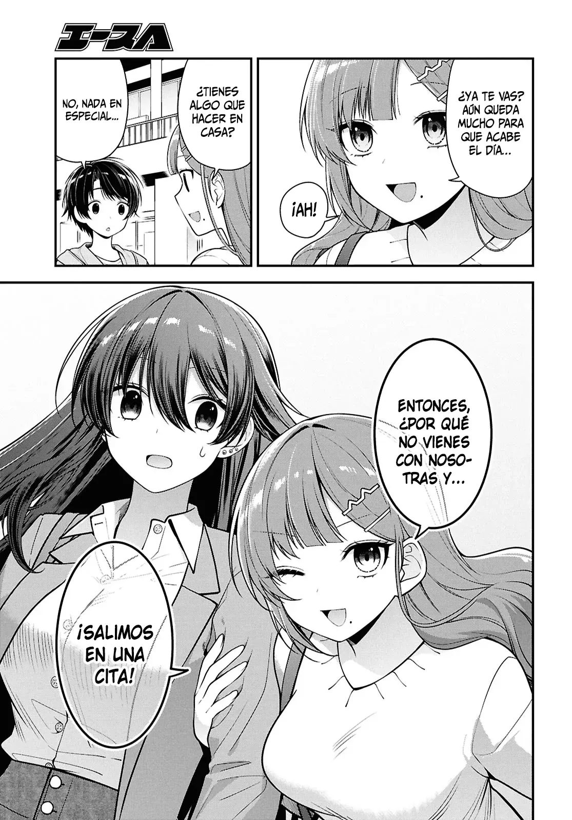 Tonari no Seki no Yankee Shimizu-san ga Kami wo Kuroku Somete Kita Capitulo 5: Capítulo 5 página 14