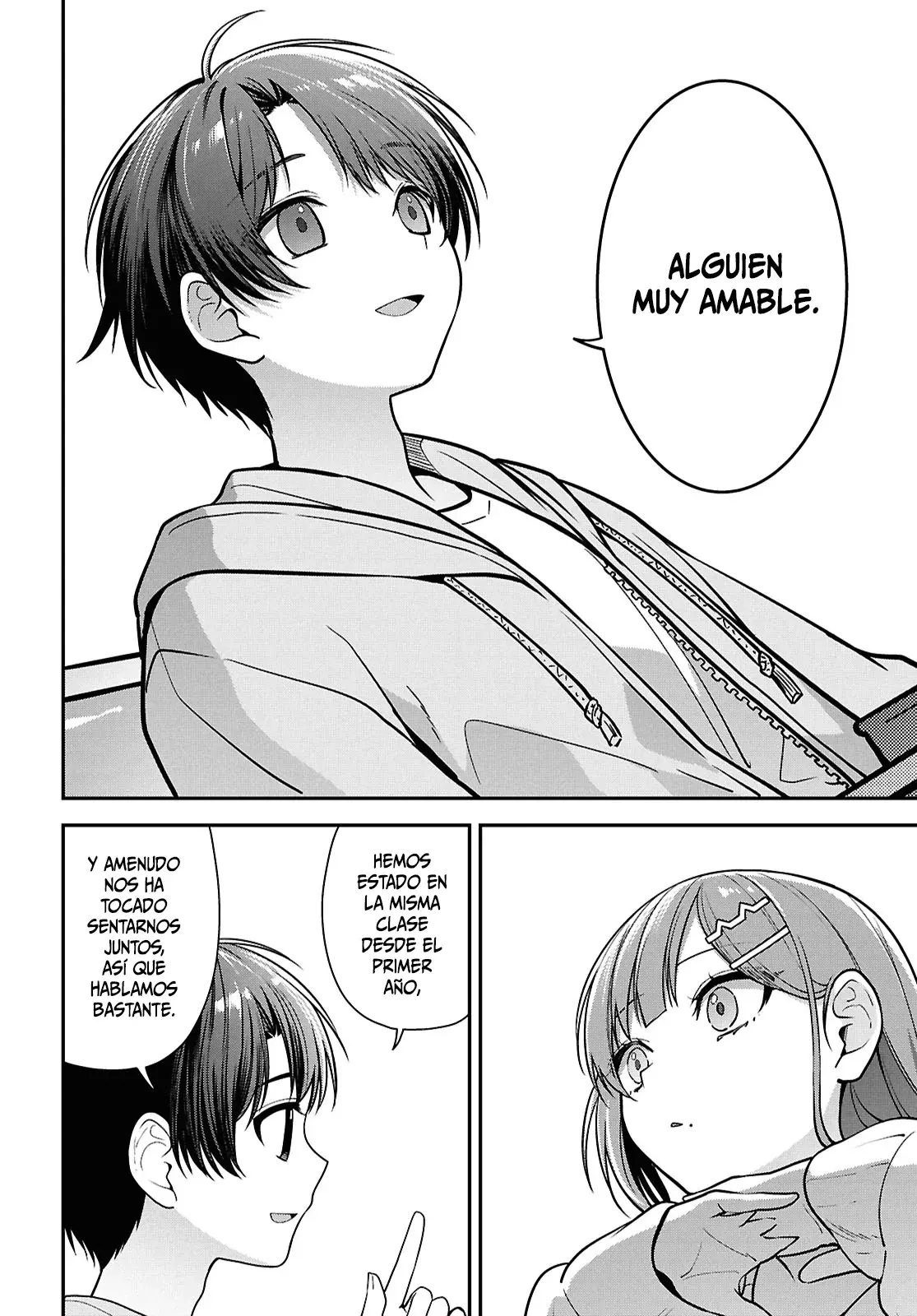 Tonari no Seki no Yankee Shimizu-san ga Kami wo Kuroku Somete Kita Capitulo 5: Capítulo 5 página 23