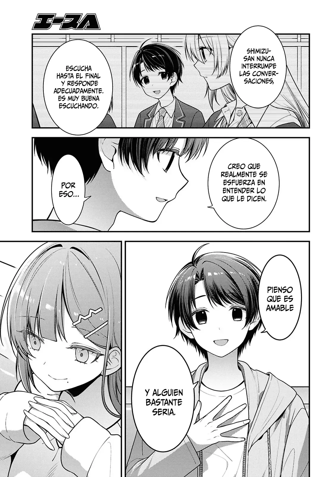 Tonari no Seki no Yankee Shimizu-san ga Kami wo Kuroku Somete Kita Capitulo 5: Capítulo 5 página 24