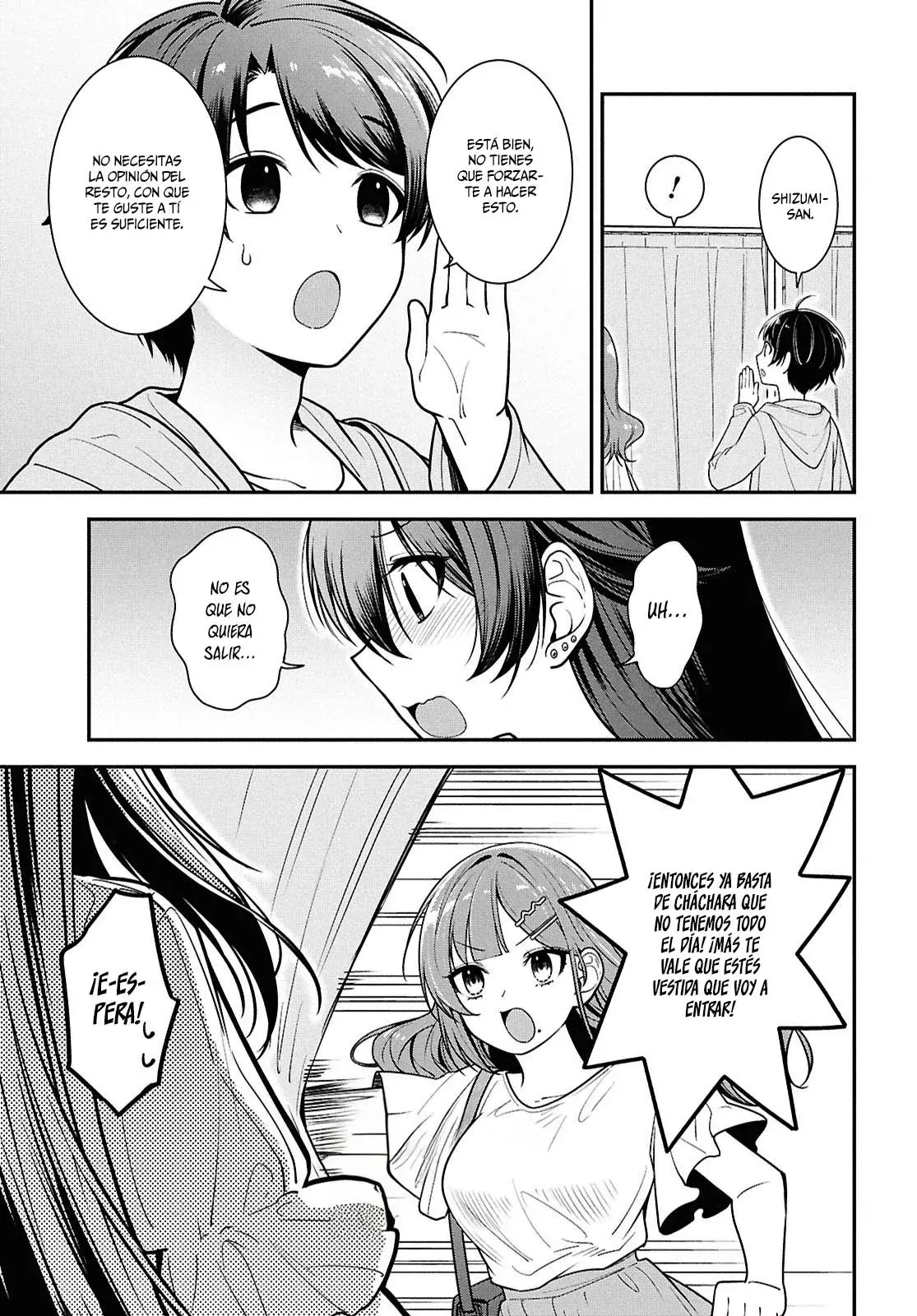 Tonari no Seki no Yankee Shimizu-san ga Kami wo Kuroku Somete Kita Capitulo 6 página 14