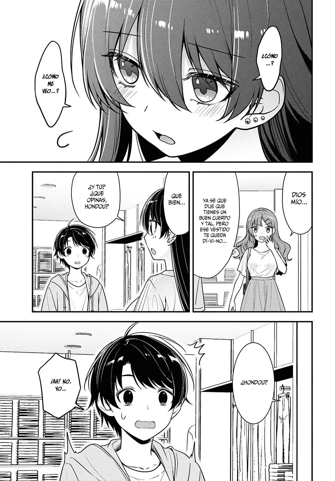 Tonari no Seki no Yankee Shimizu-san ga Kami wo Kuroku Somete Kita Capitulo 6 página 17